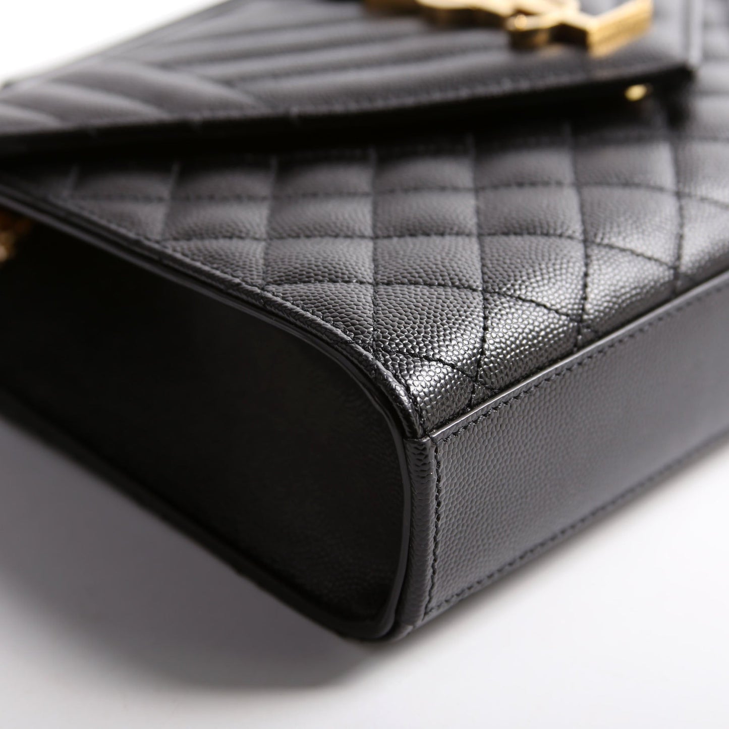 Saint Laurent Envelope Small Triquilt 600195 Black Bag