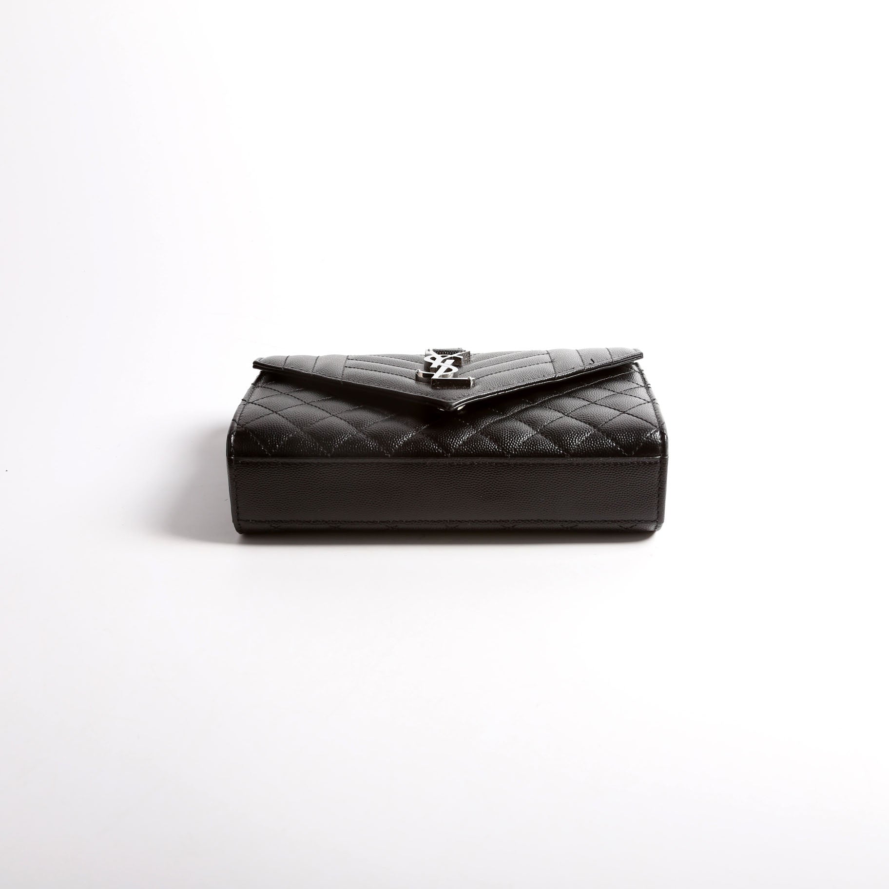 Saint Laurent Envelope Small Triquilt 600195 Black Bag