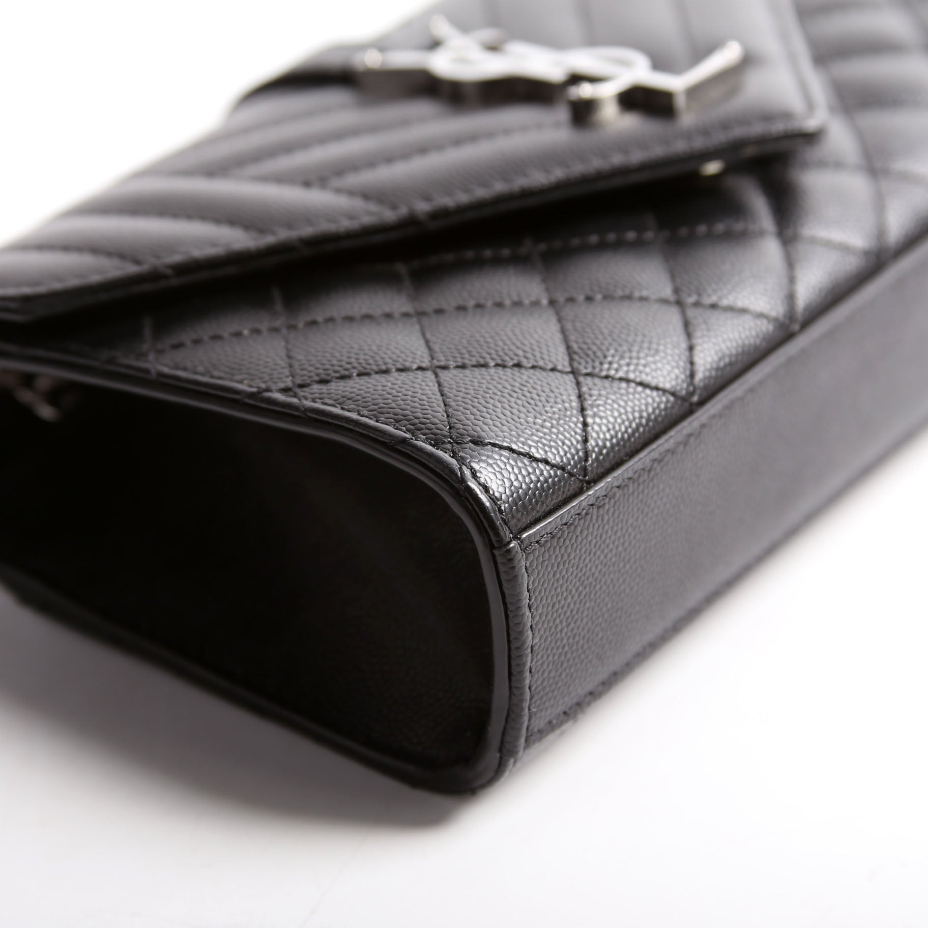 Saint Laurent Envelope Small Triquilt 600195 Black Bag