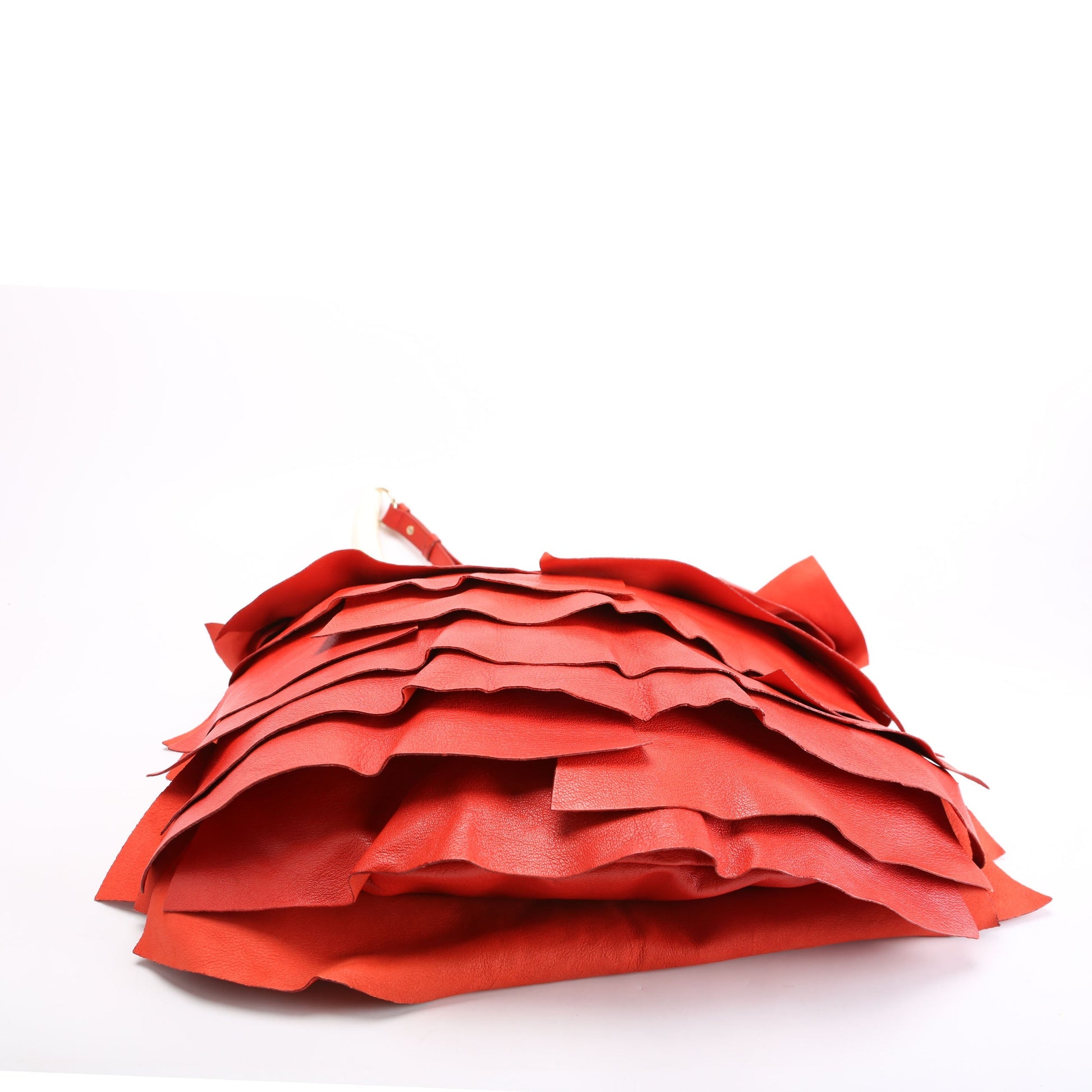 Saint Laurent Saint Tropez Hobo Red Bag