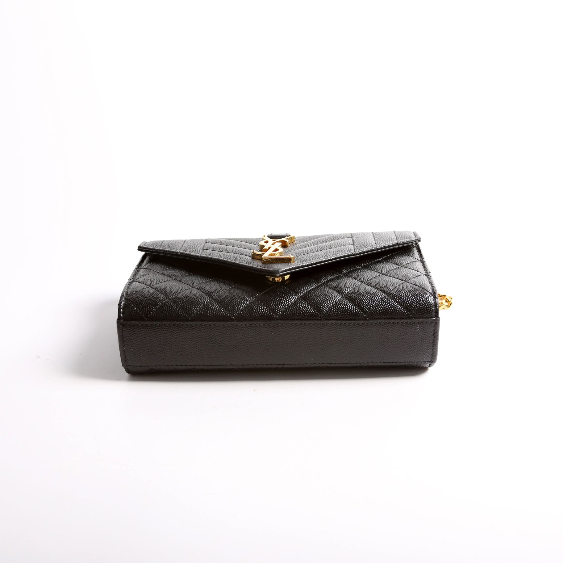 Saint Laurent Envelope Small Triquilt 600195 Black Bag