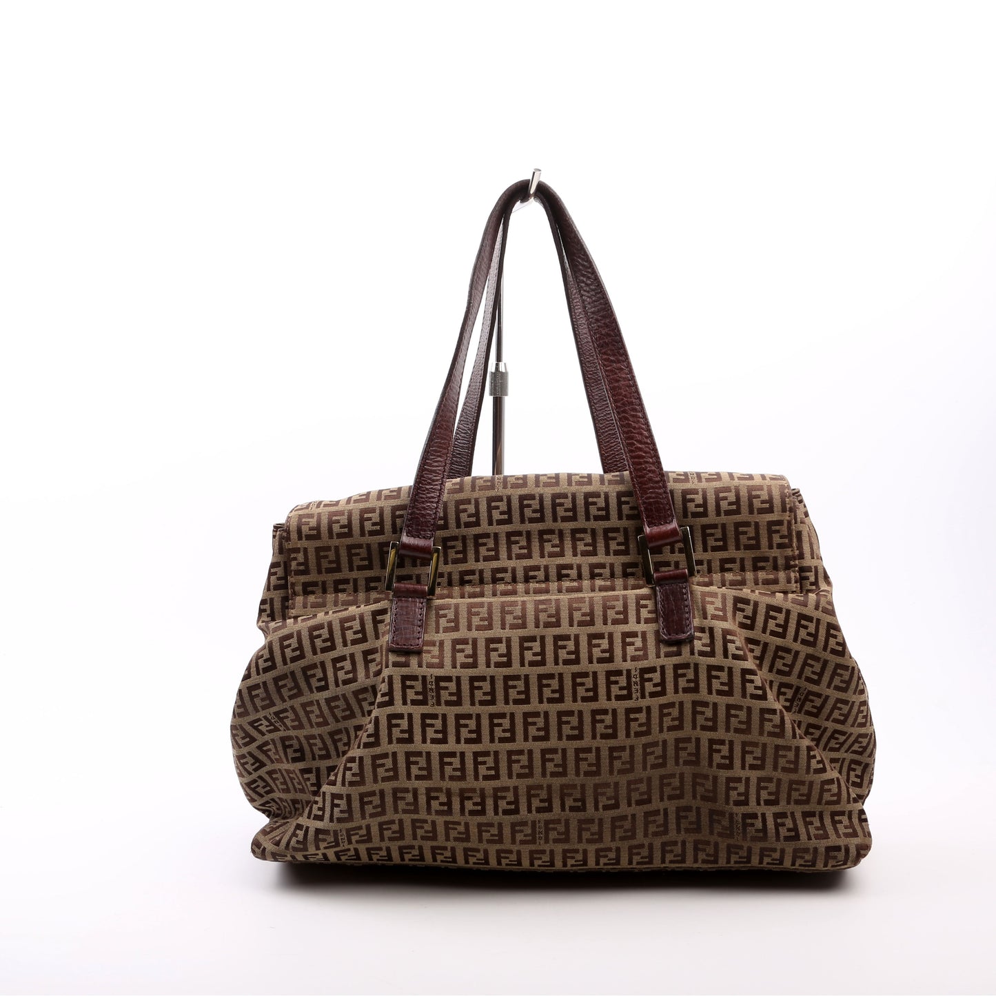 Fendi 8BN188 Zuccino Accordion Large Bag