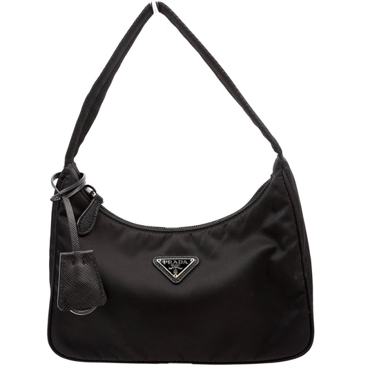 Prada Nylon Re-Edition 2000 Mini Black Bag