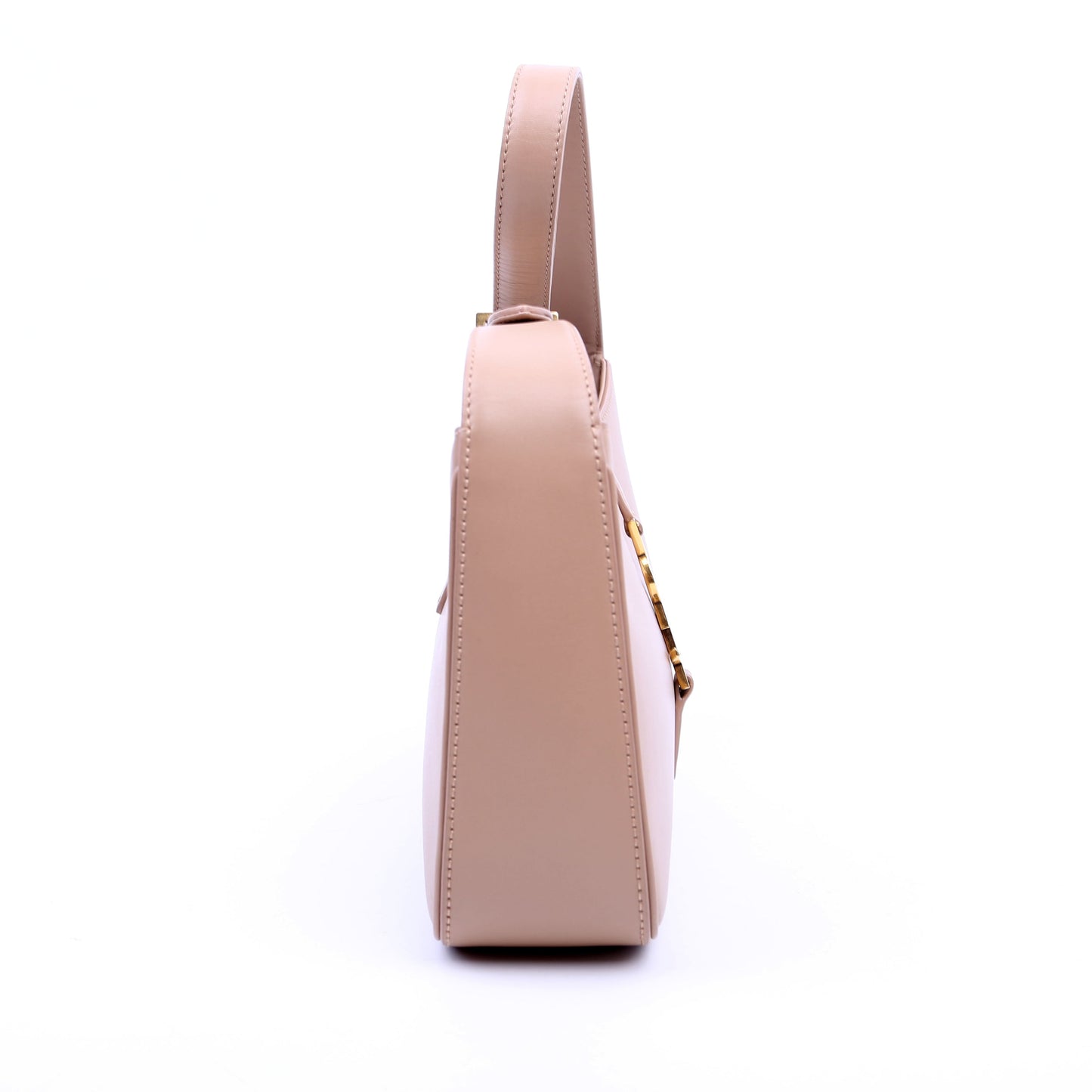 Saint Laurent 657228 Le 5 A 7 Hobo Leather Tan Bag