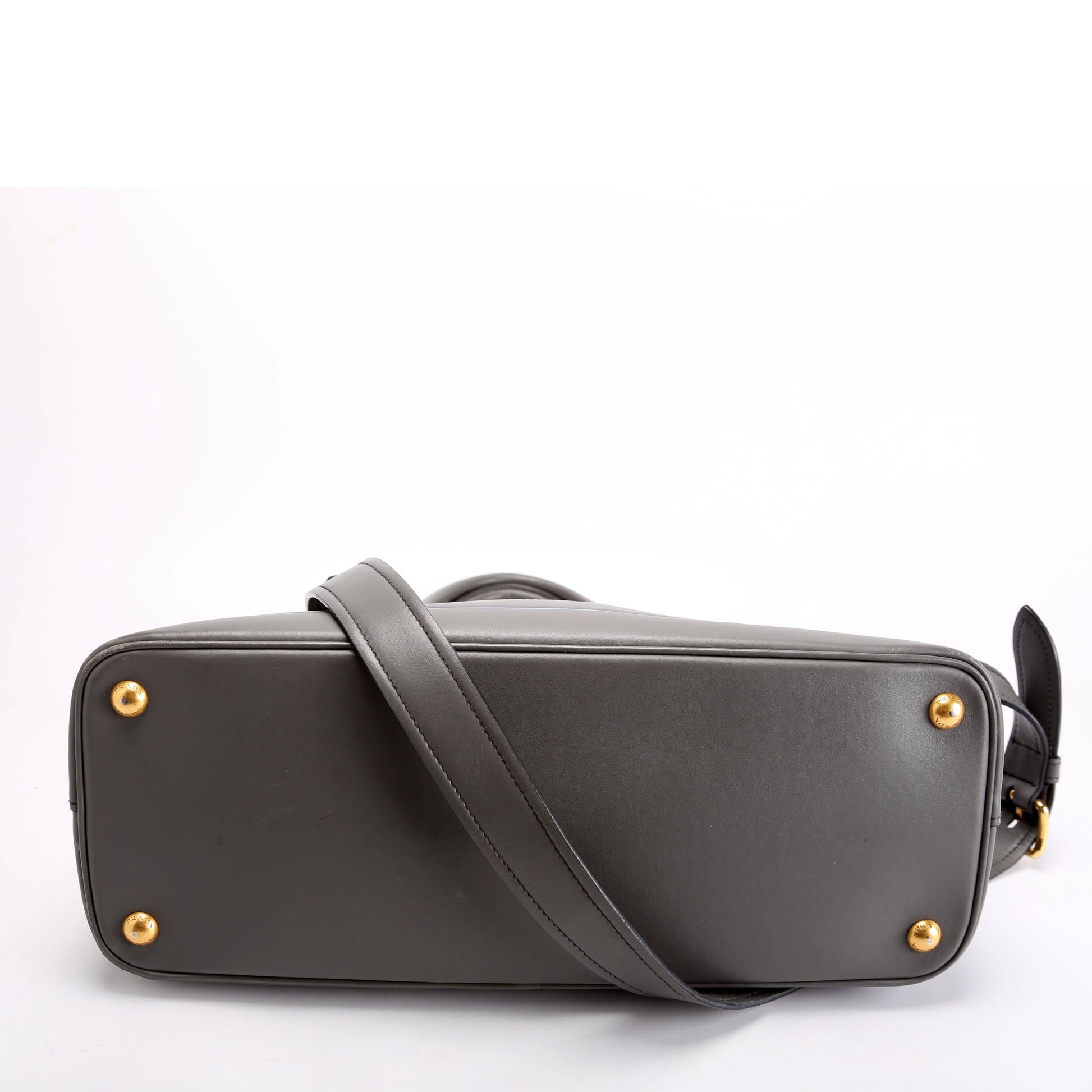 Prada City Calfskin Mirage Promenade Grey Bag