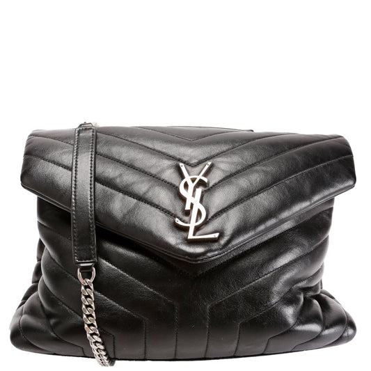 Saint Laurent LouLou Medium Quilted 574946 Black Bag