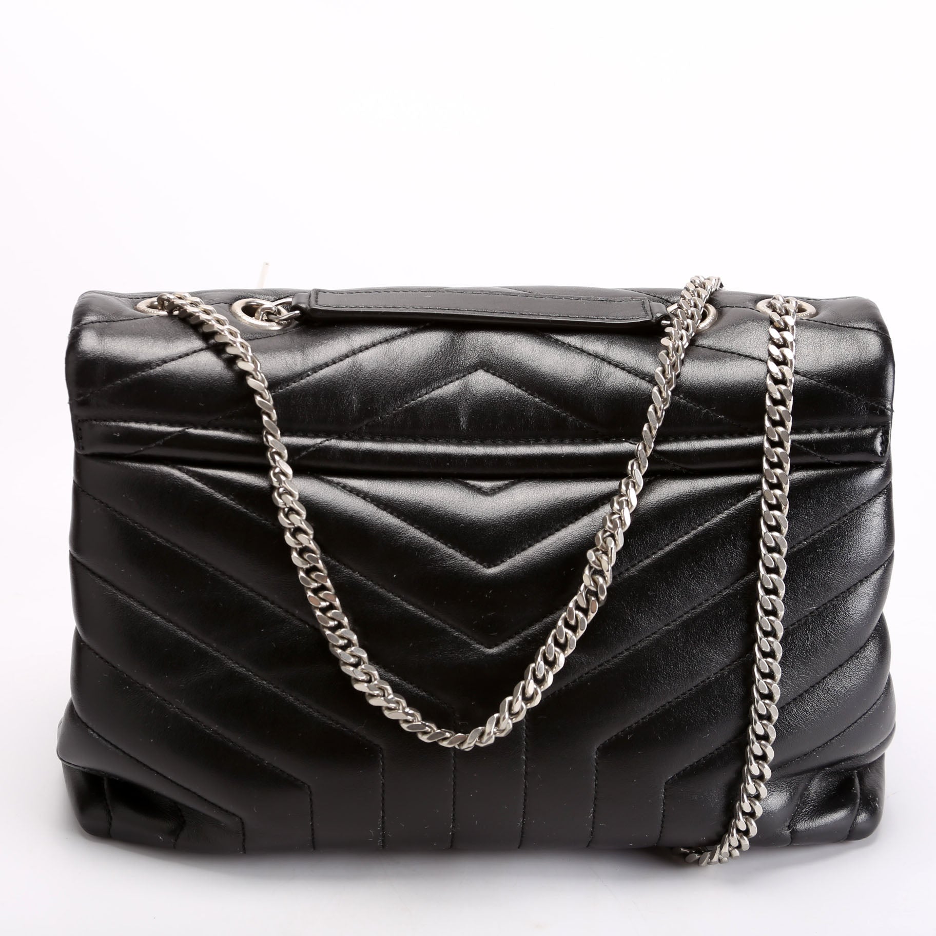 Saint Laurent LouLou Medium Quilted 574946 Black Bag