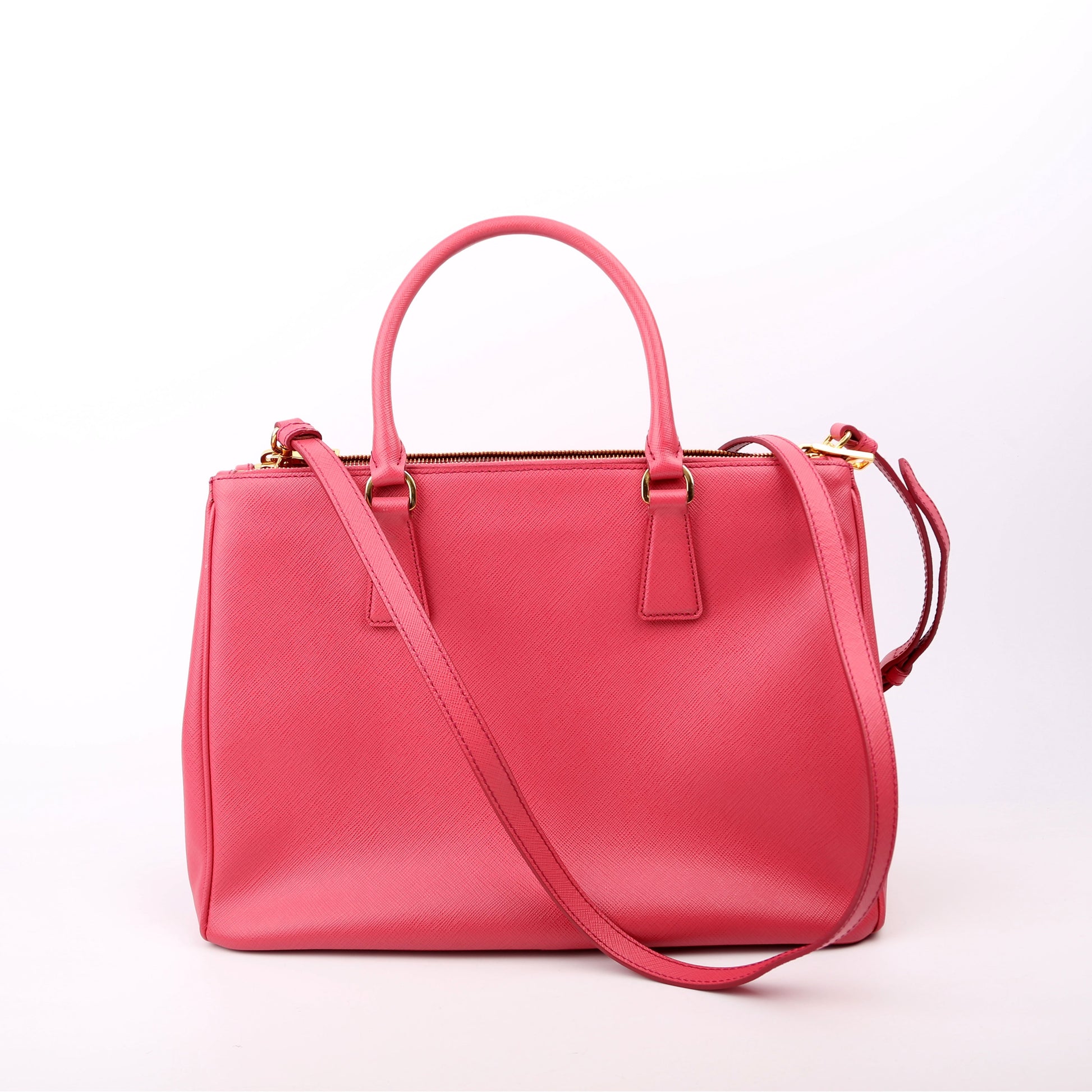 Prada Saffiano Galleria Medium Pink Bag