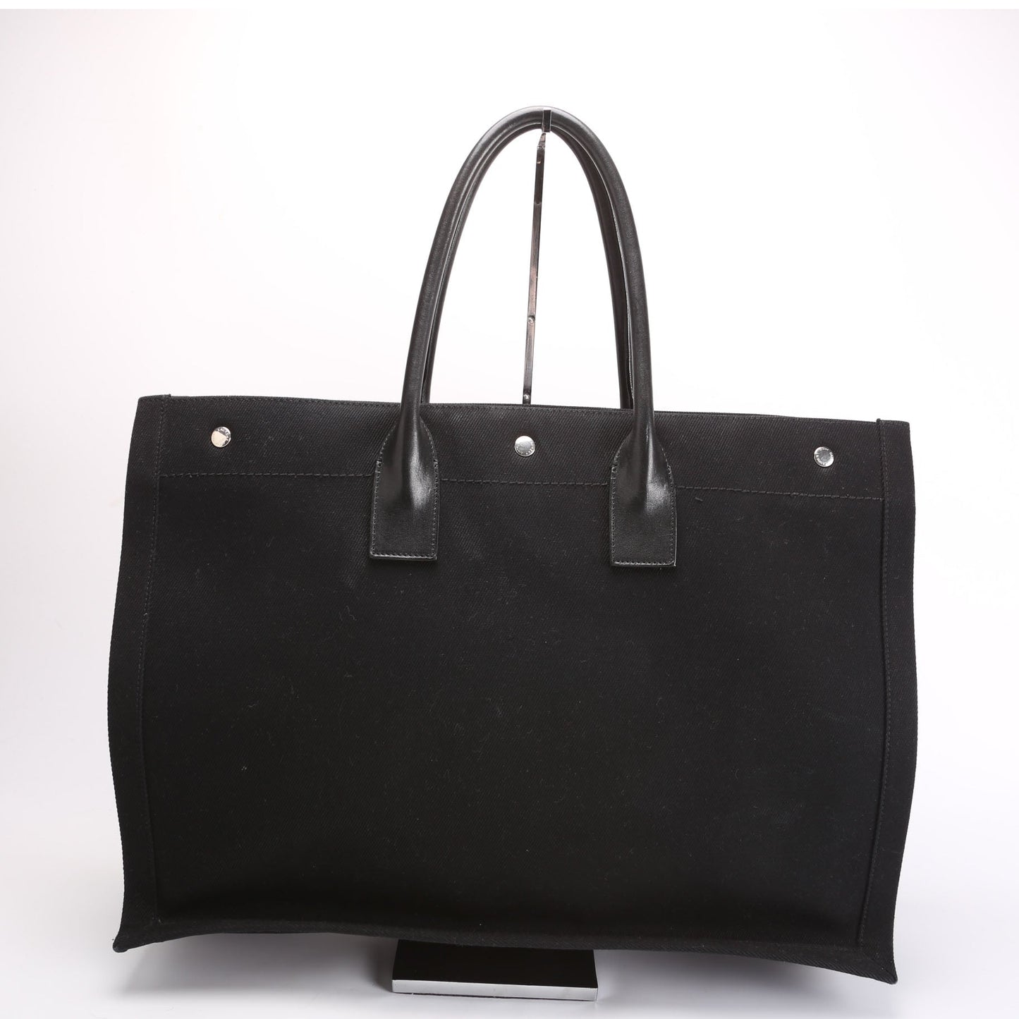 Saint Laurent Rive Gauche Tote Black/White Bag