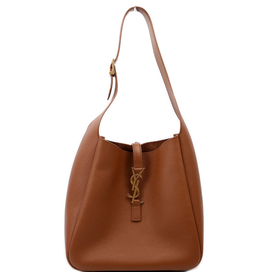 Saint Laurent 713938 Le A 7 Supple Small Hobo Brown Bag