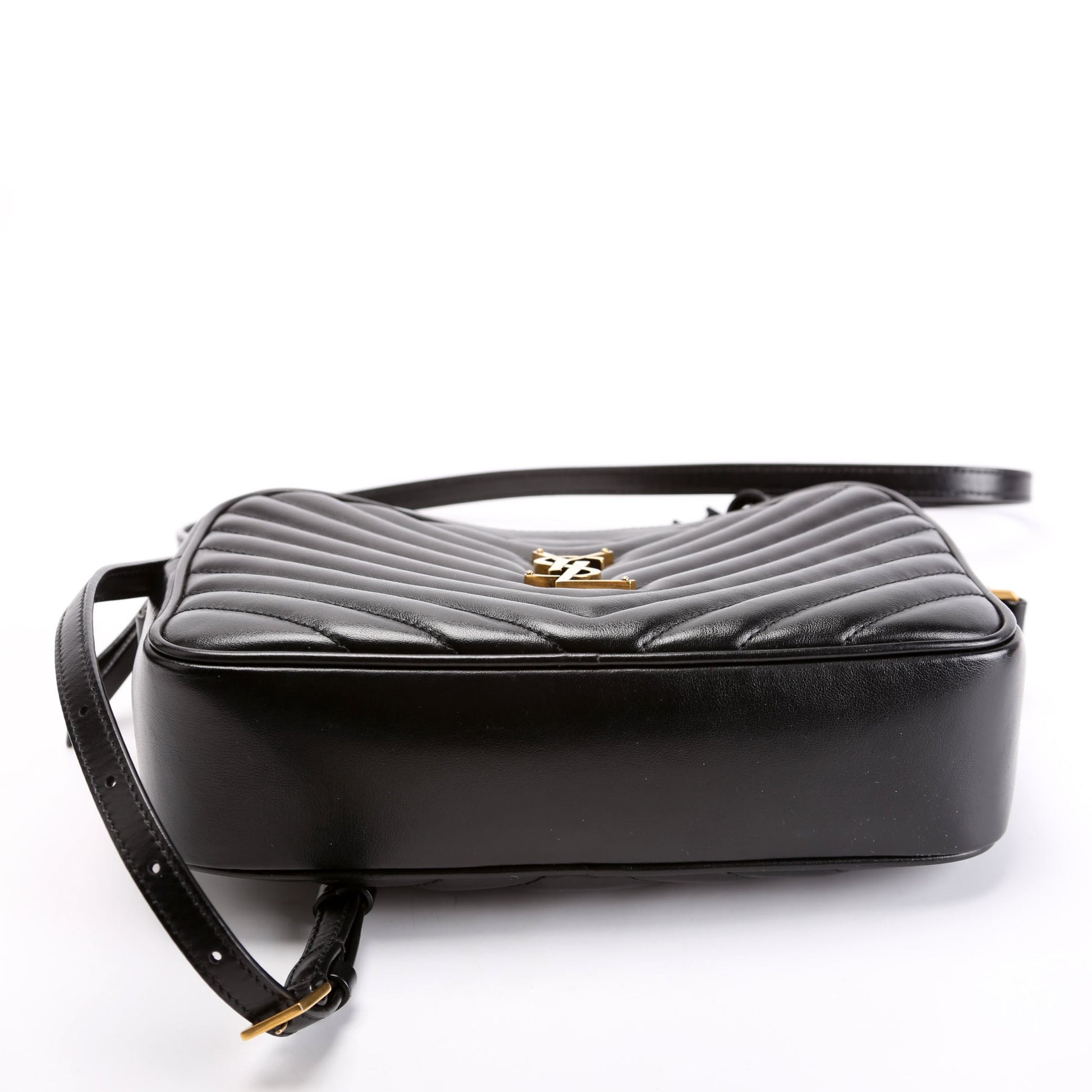 Saint Laurent Lou Camera Quilted 612544 Black Bag