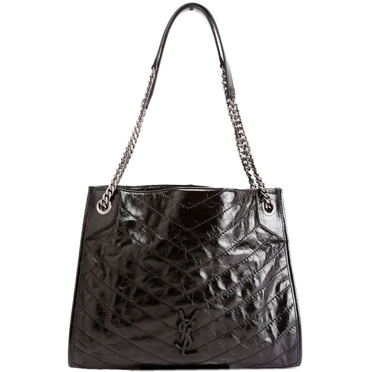 Saint Laurent 577999 Niki Medium Shopping Black Bag