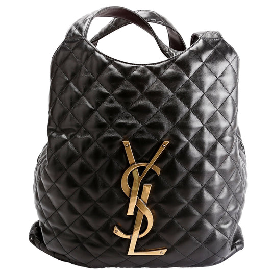 Saint Laurent 698651 Maxi Icare Shopping Black Bag