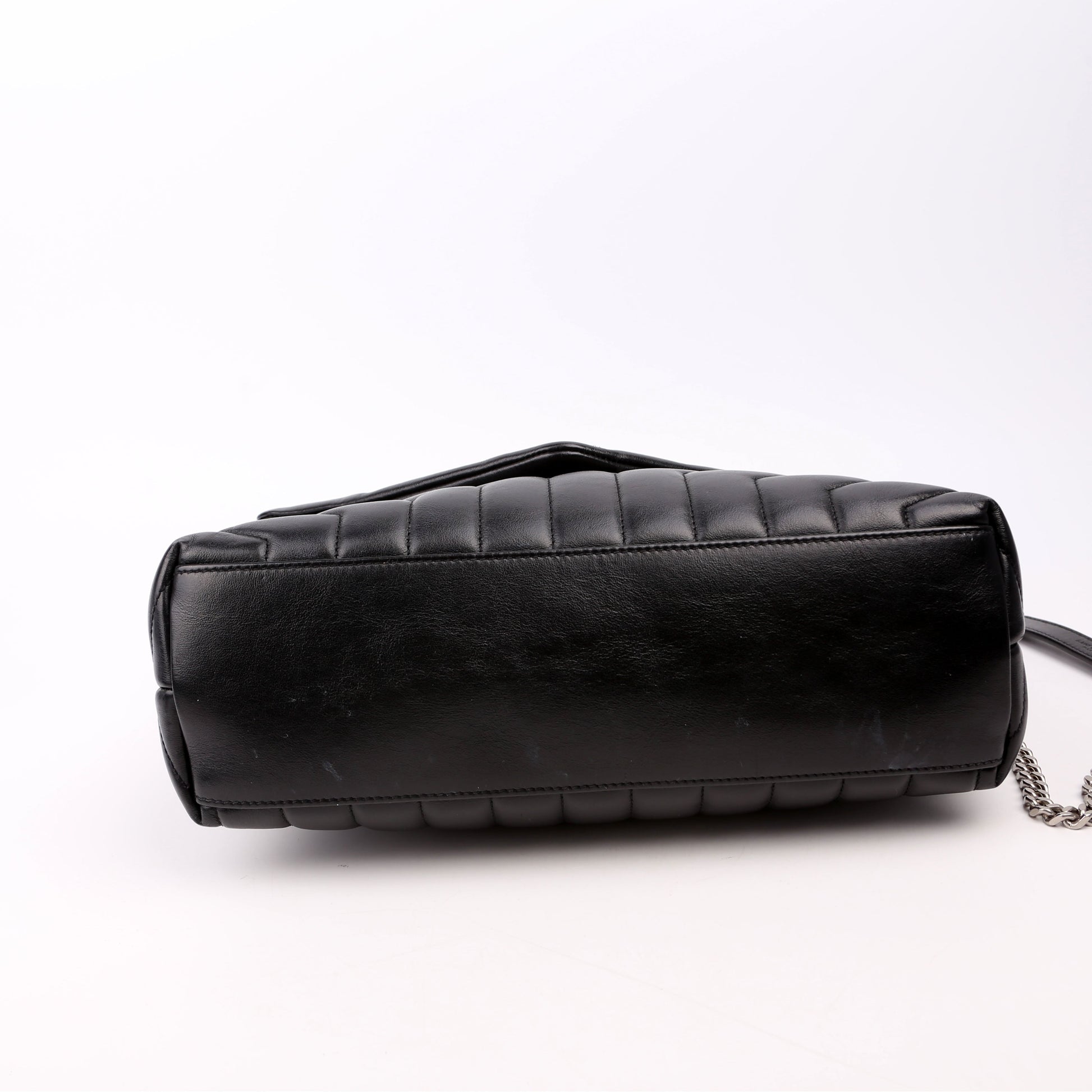 Saint Laurent Loulou Satchel Medium Black 487216 Bag