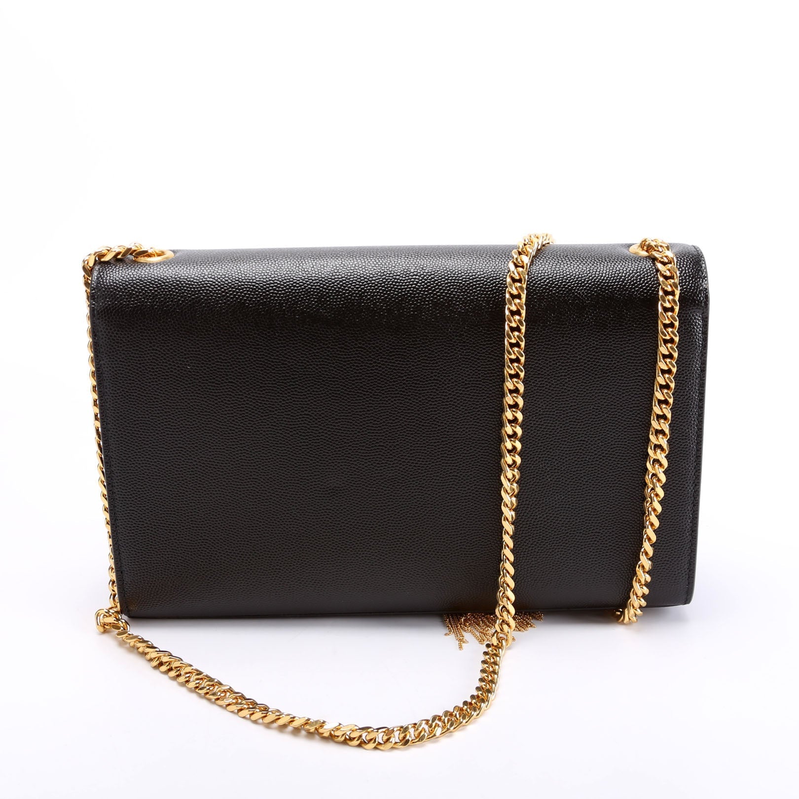 Saint Laurent Kate Tassel Satchel Medium 354119 Black Bag