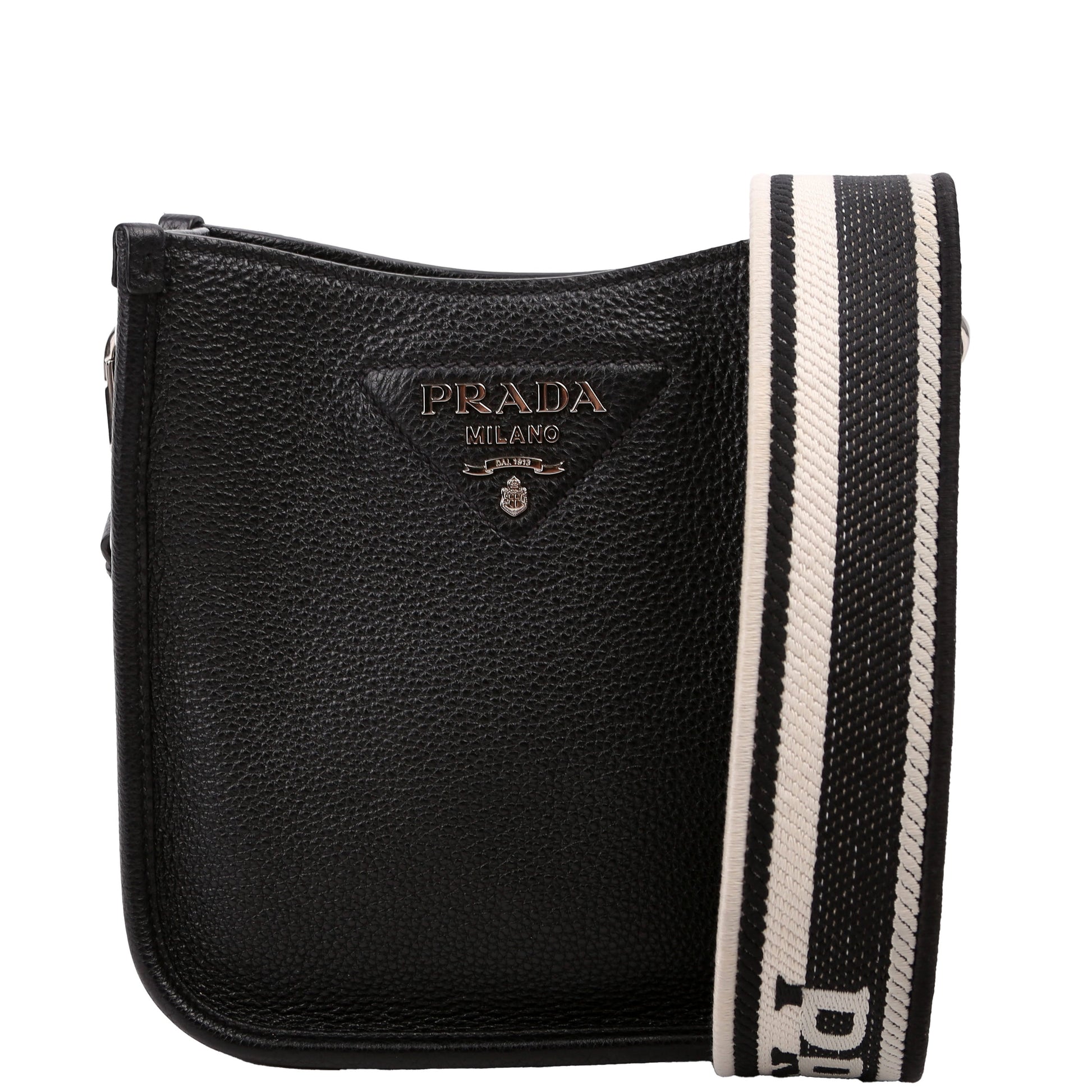 Prada Leather Mini Shoulder Black Bag