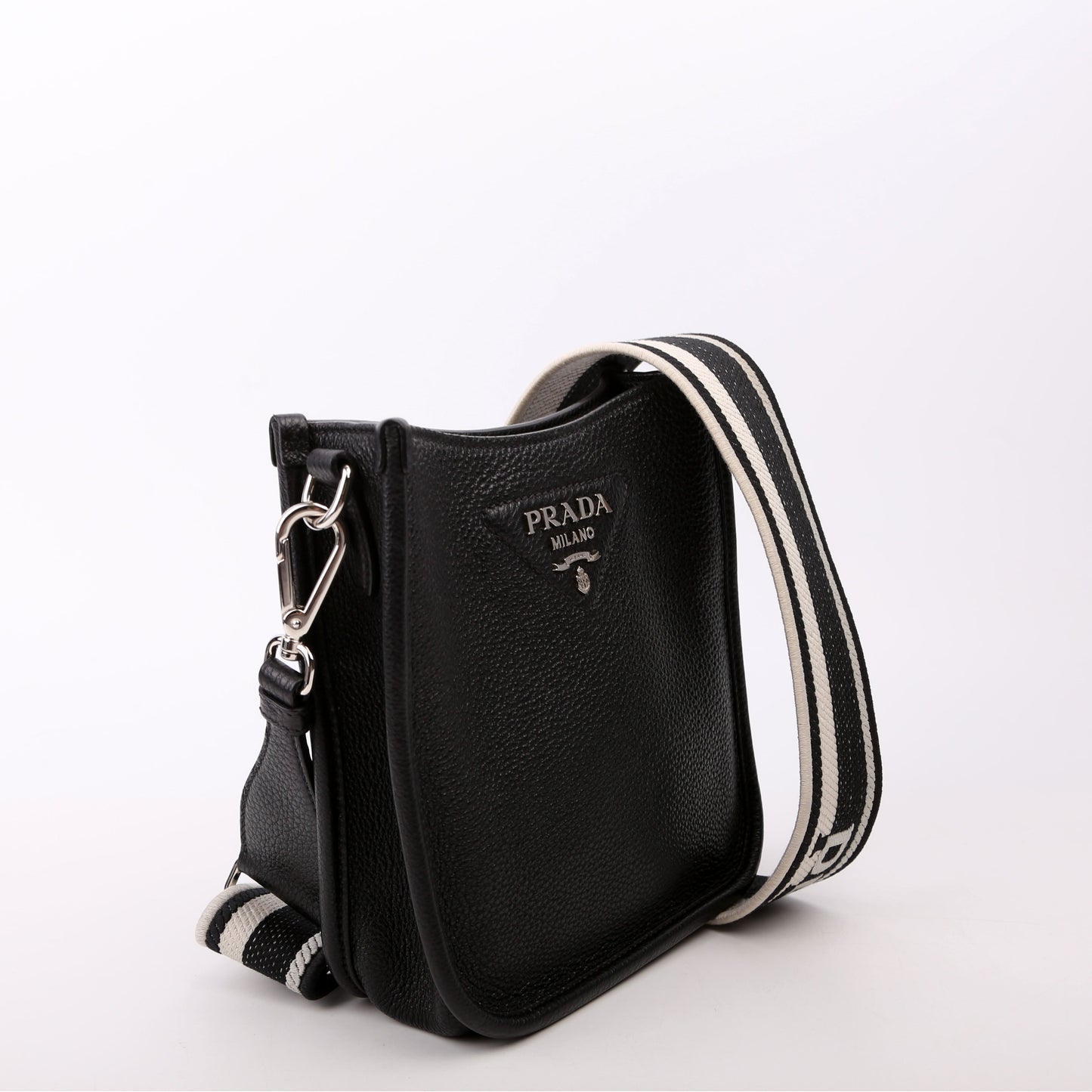 Prada Leather Mini Shoulder Black Bag