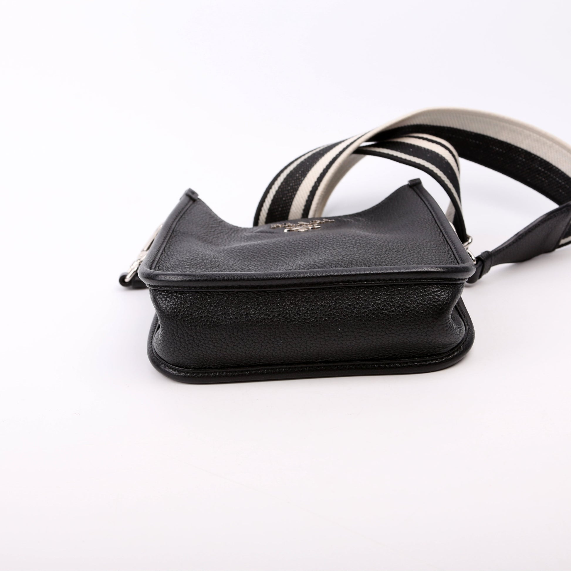 Prada Leather Mini Shoulder Black Bag