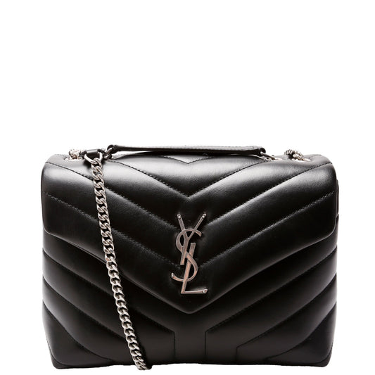 Saint Laurent LouLou Satchel Small 494699 Black Bag