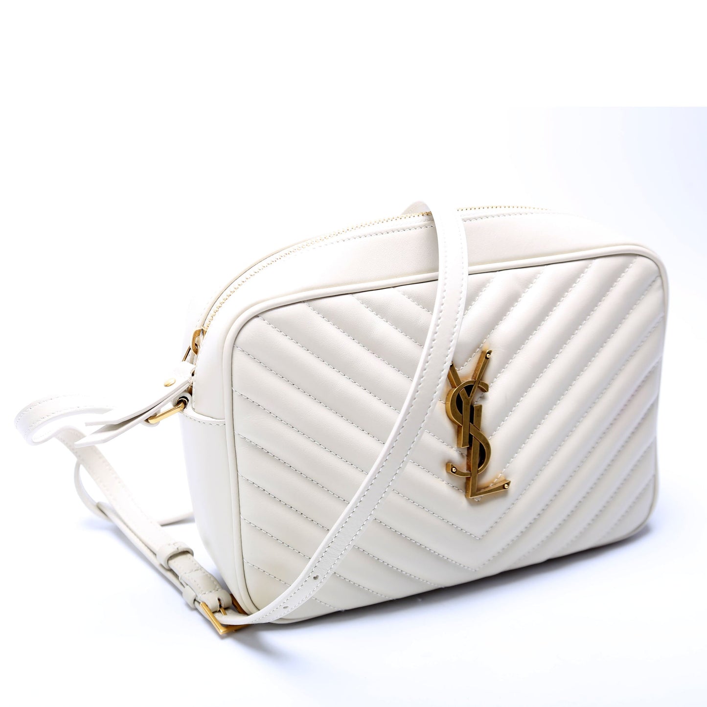 Saint Laurent Lou Camera 761554 White Bag