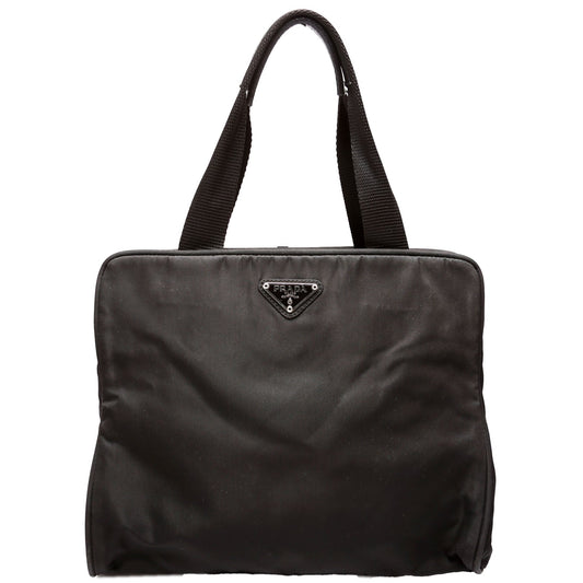 Prada Tessuto Nylon Note Black Bag