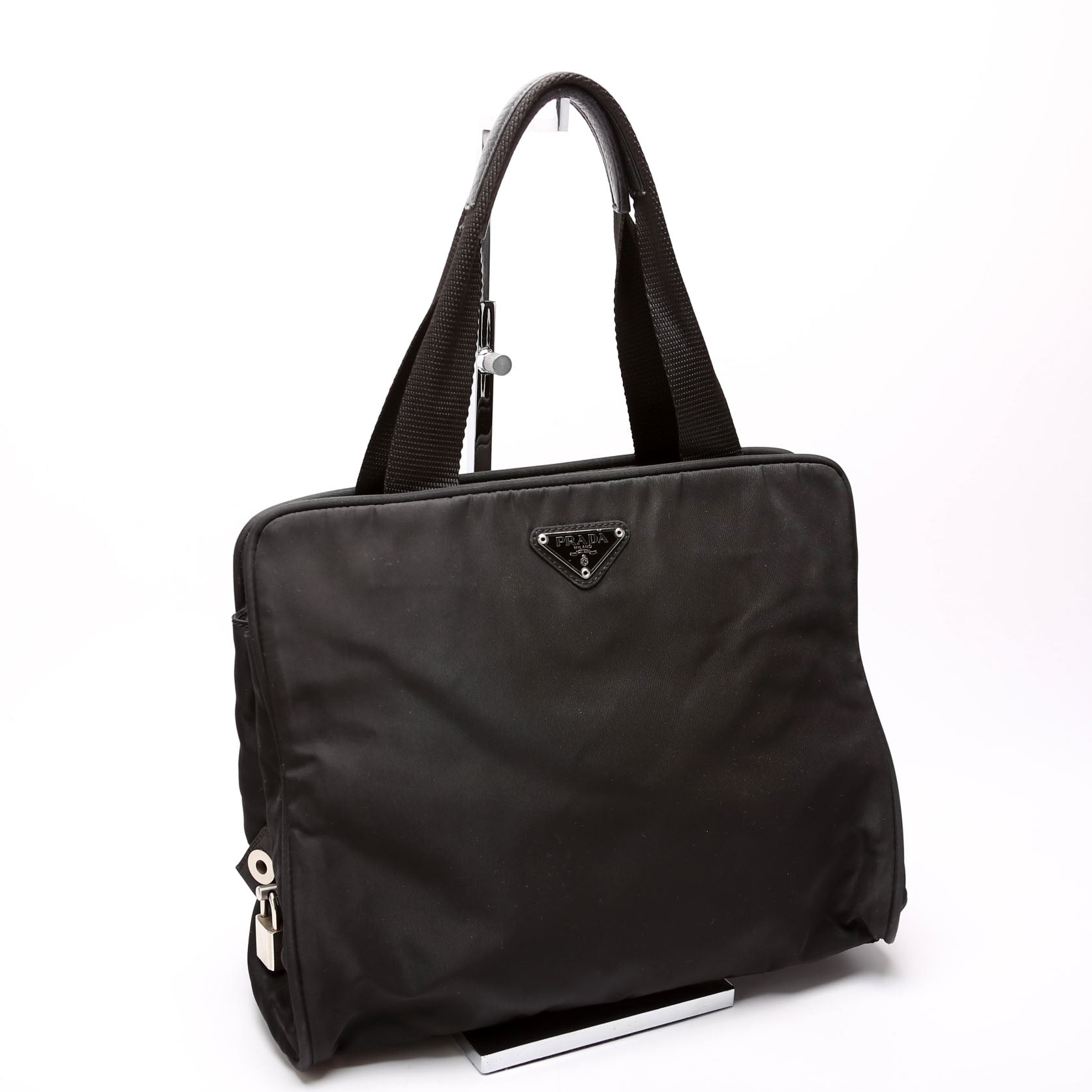 Prada Tessuto Nylon Note Black Bag