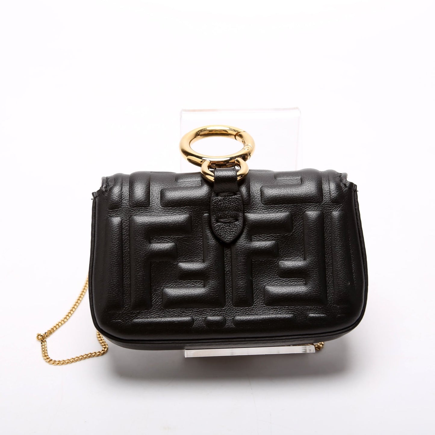 Fendi 7AR844 Nanouette Charm Black Bag