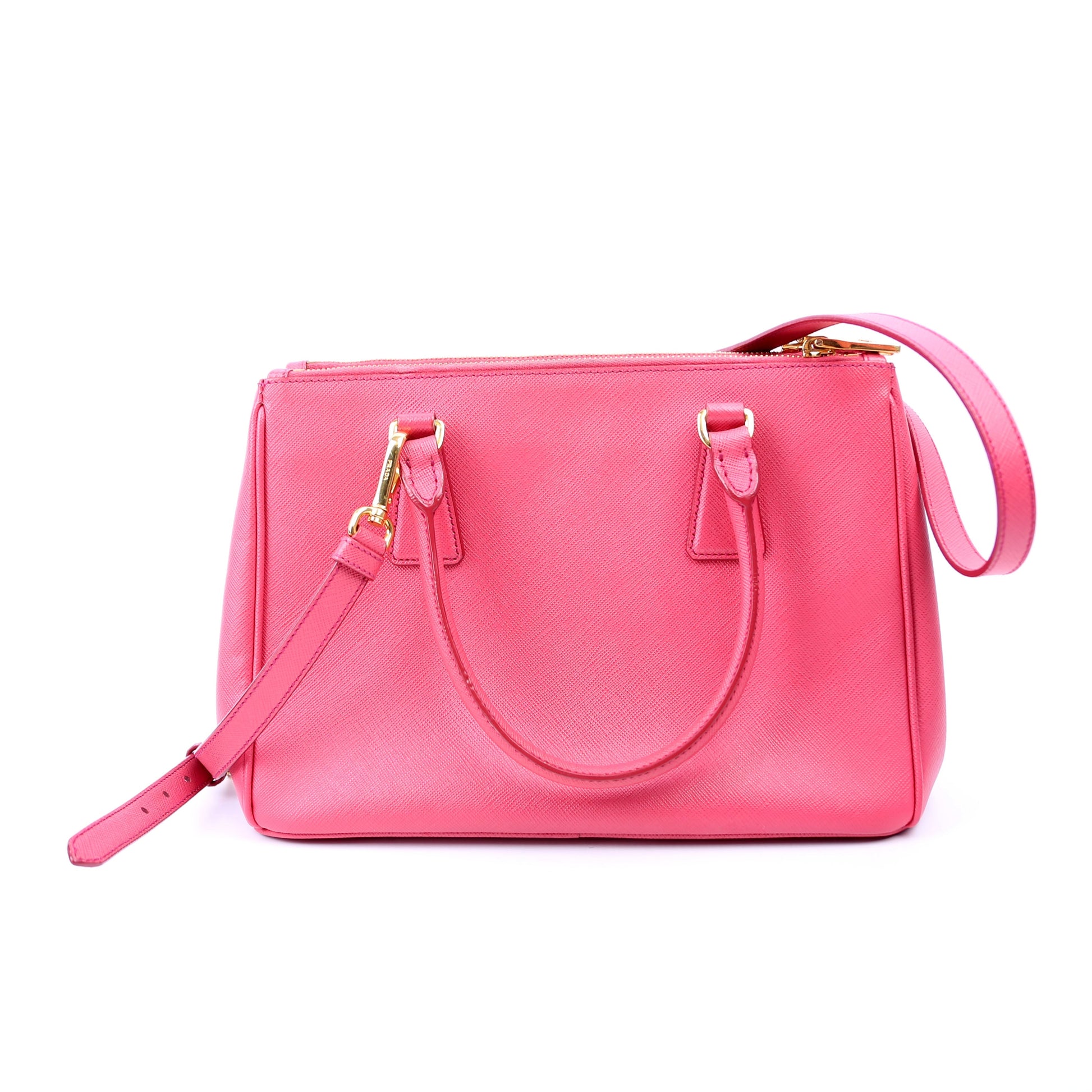 Prada Saffiano Galleria Small Pink Bag
