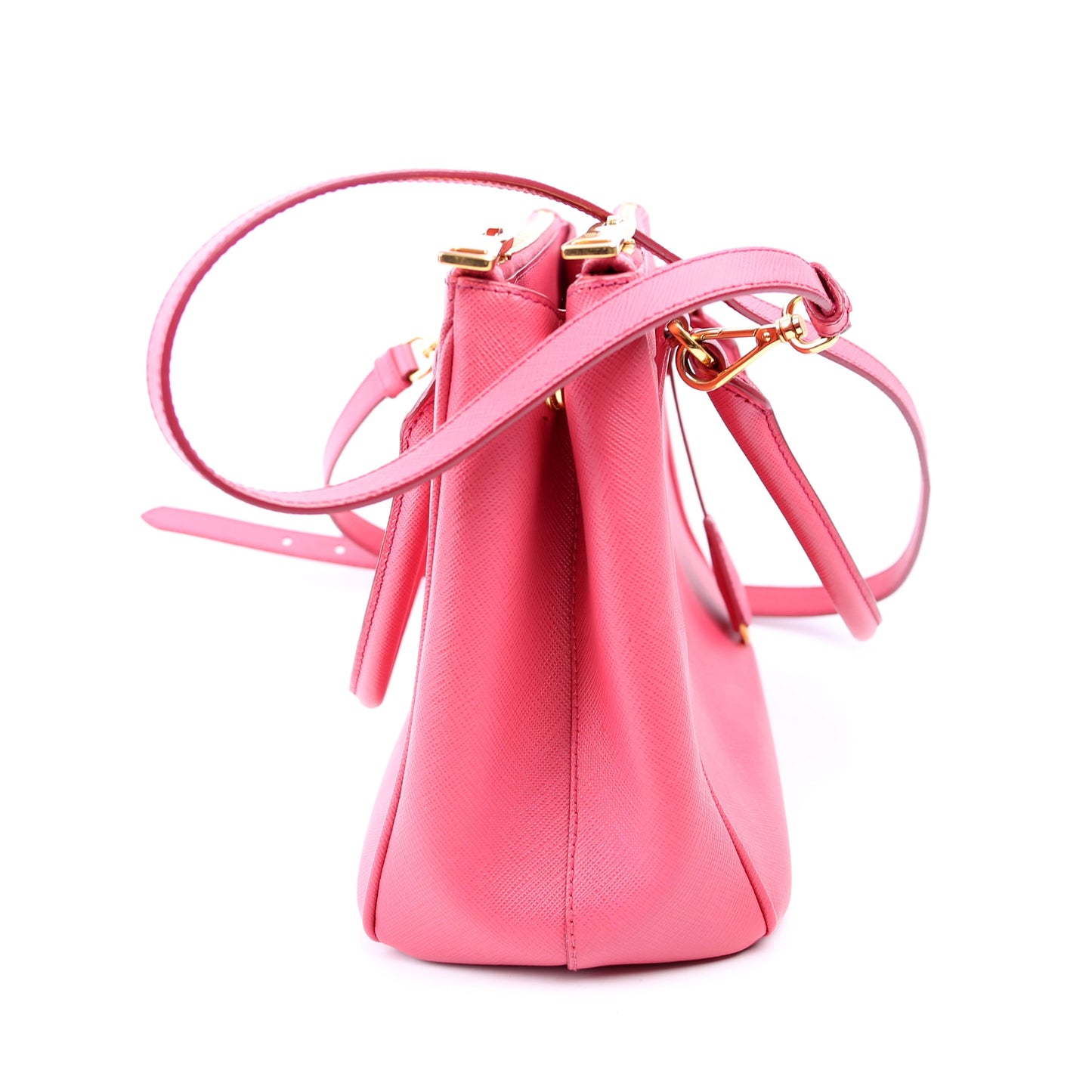 Prada Saffiano Galleria Small Pink Bag