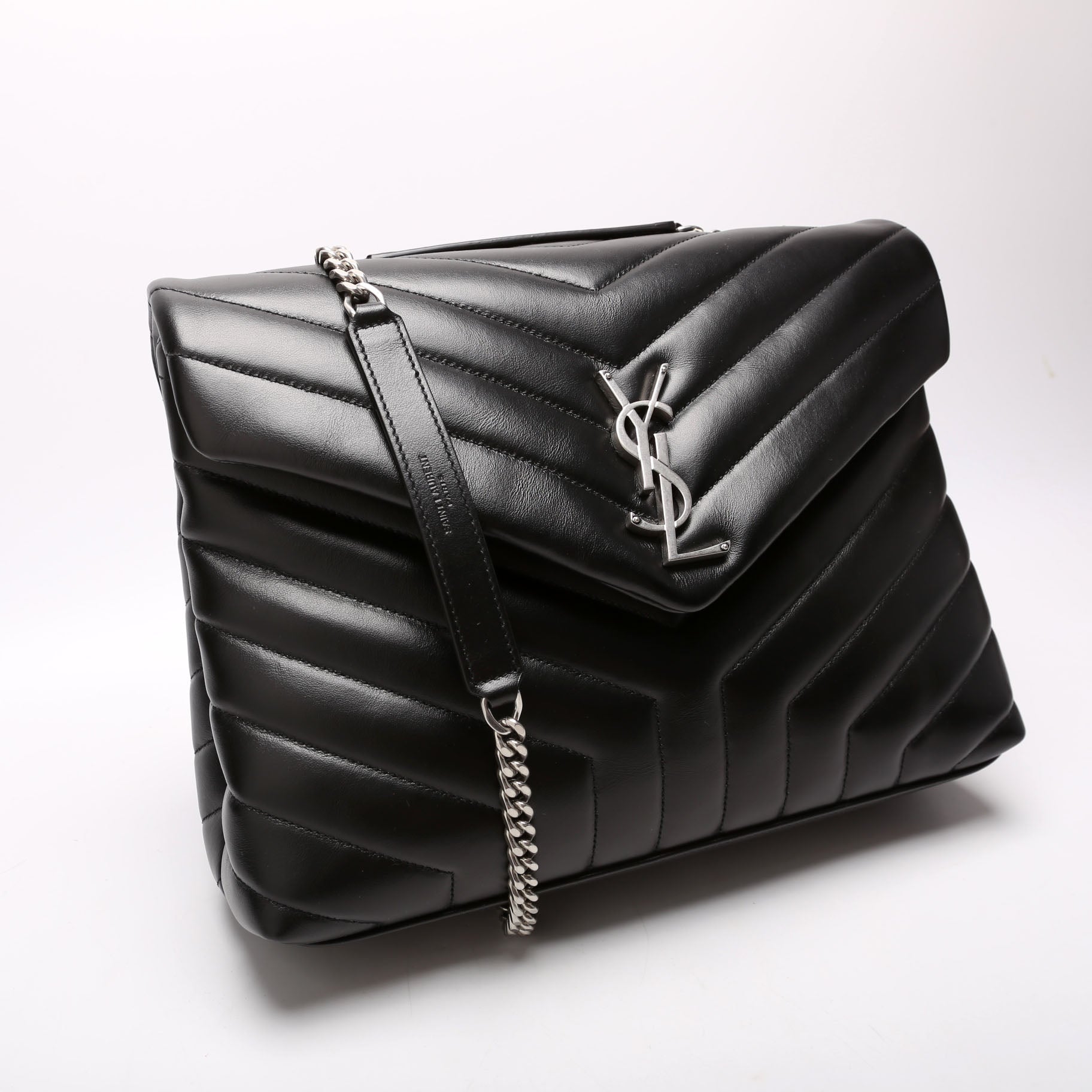 Saint Laurent LouLou Medium Quilted 574946 Black Bag