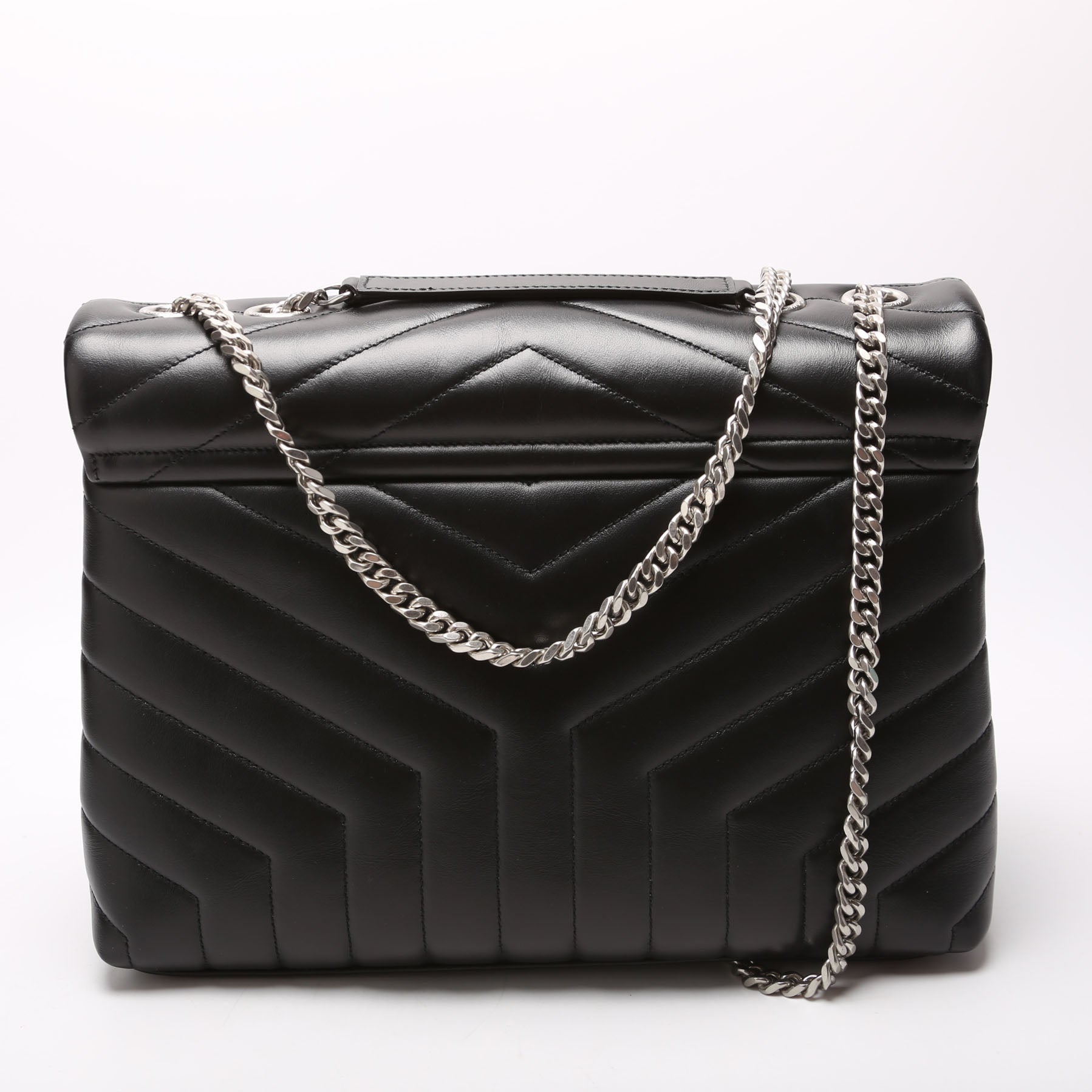 Saint Laurent LouLou Medium Quilted 574946 Black Bag