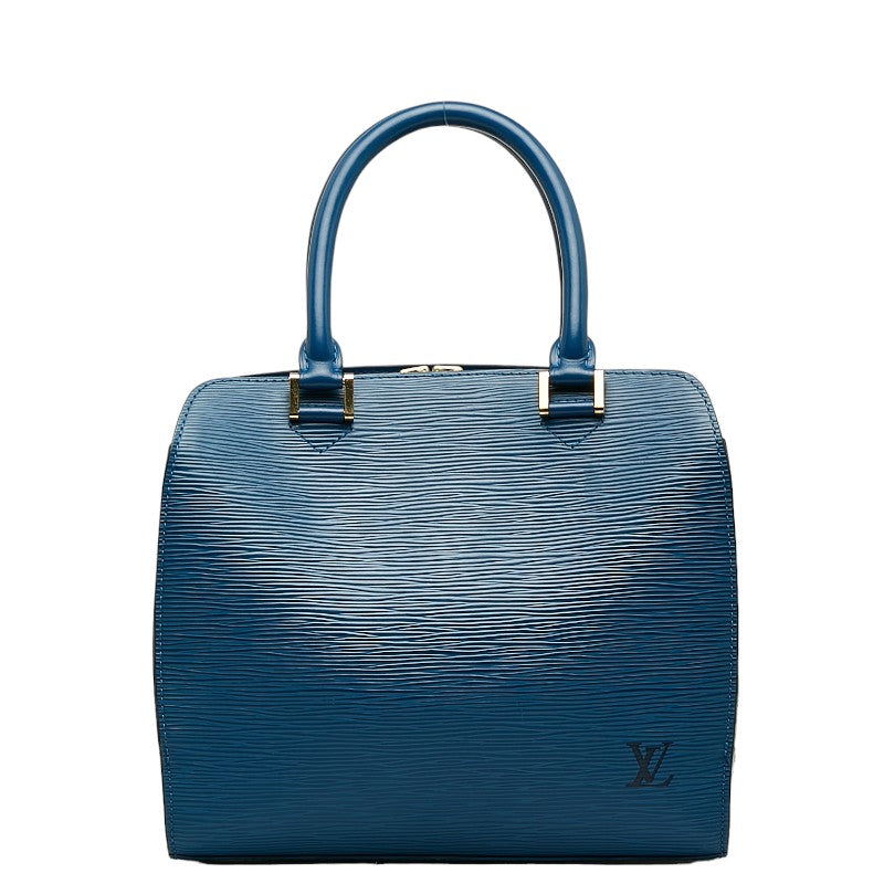 Louis Vuitton Epiphone Handbag Tread Blue Leather Louis Vuitton