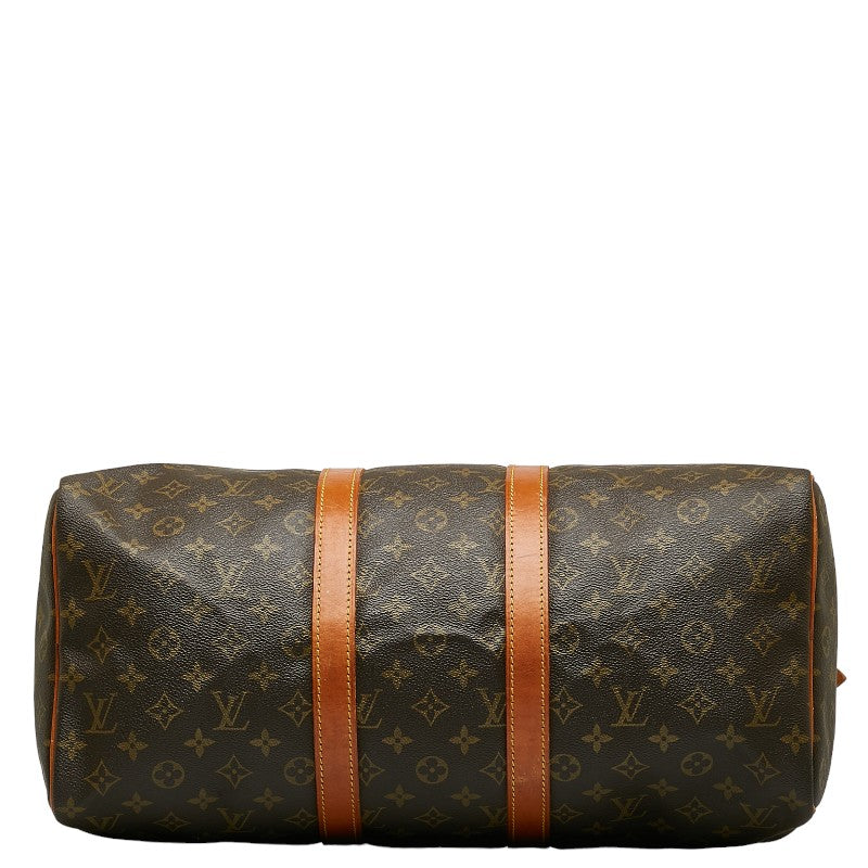 Louis Vuitton Monogram K-Polar 45 Boston Bag Brown PVC Leather Louis Vuitton