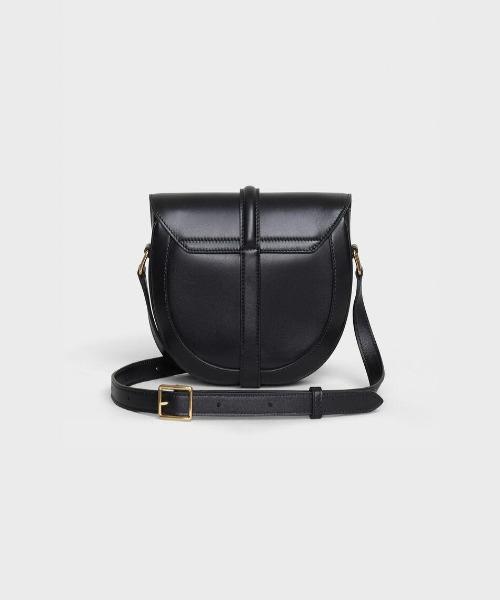 Celine Small Besace Bag In Pony Calfskin With Leopard Print