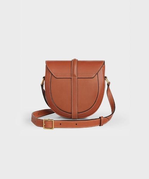 Celine Small Besace Bag In Natural Calfskin Tan