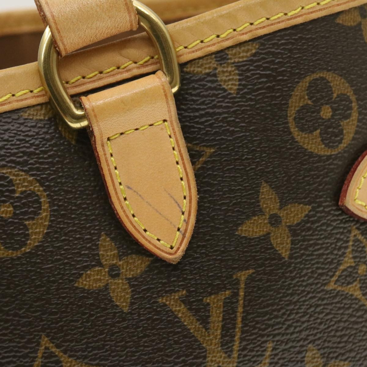 LOUIS VUITTON Monogram Batignolles Tote Bag LV Auth