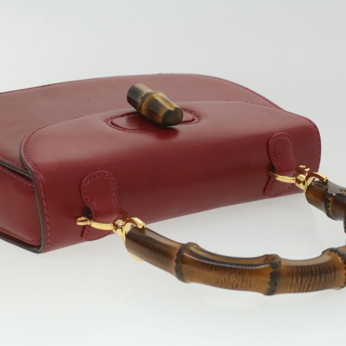 Gucci Bamboo Leather Shoulder Bag Style 4