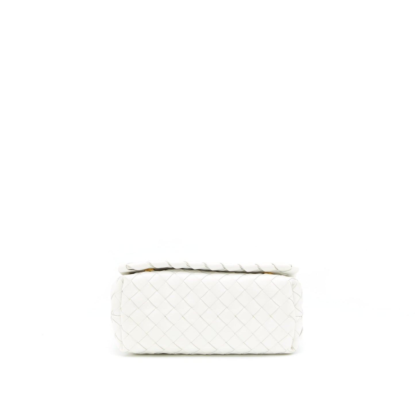 Bottega Veneta Crossbody Purse Intrecciato White