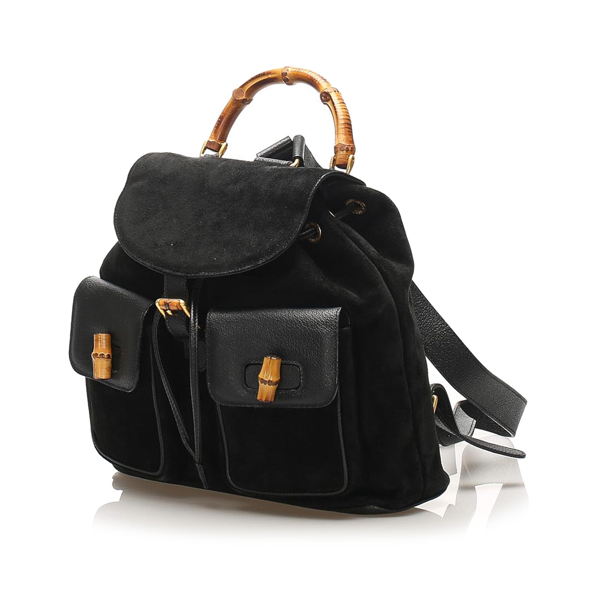 Gucci Twist Leather Top Handle Shoulder Bag
