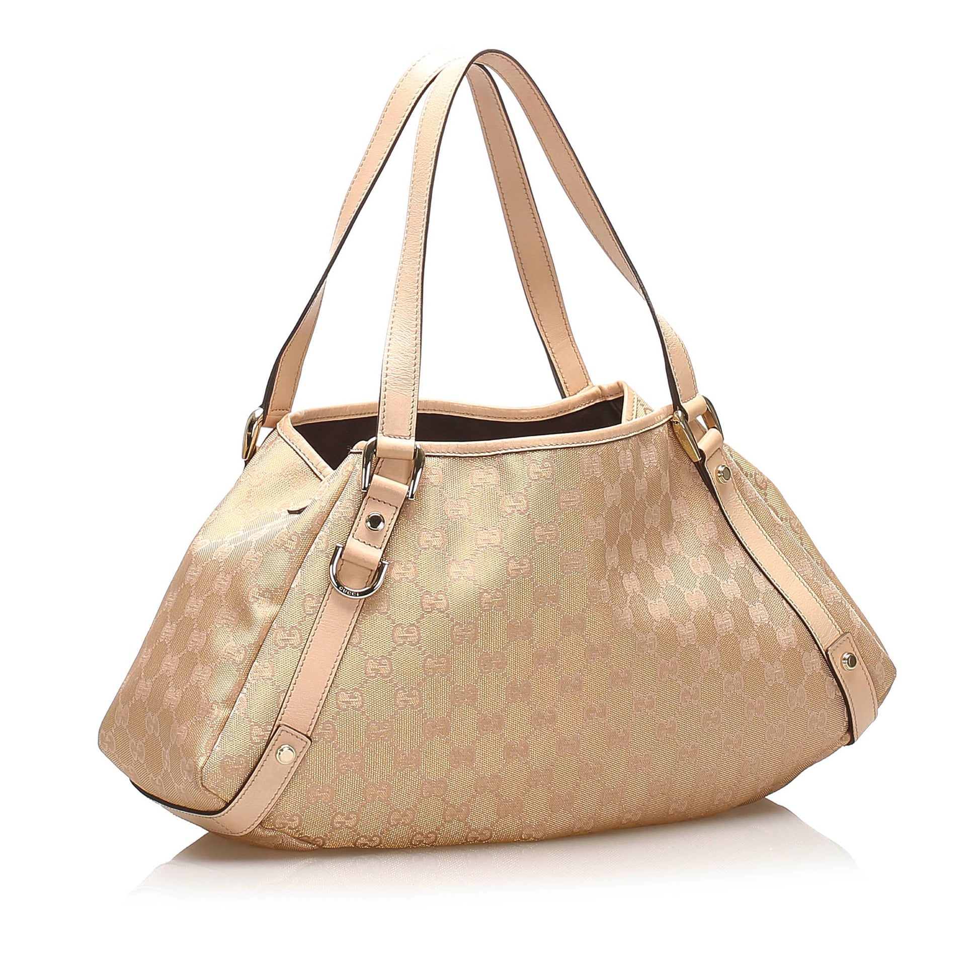 Gucci Leather Canvas Tote