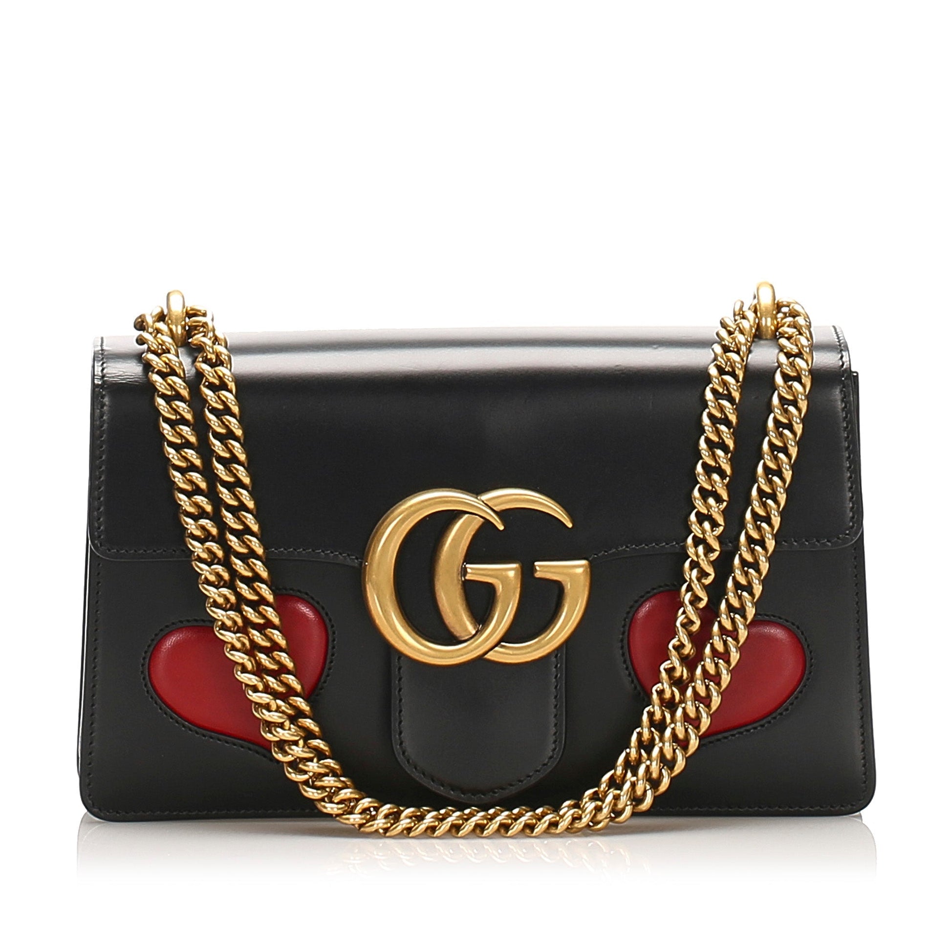 Gucci Chain Leather Shoulder Bag