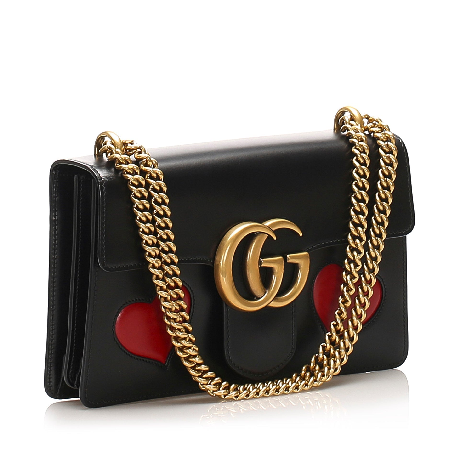 Gucci Chain Leather Shoulder Bag