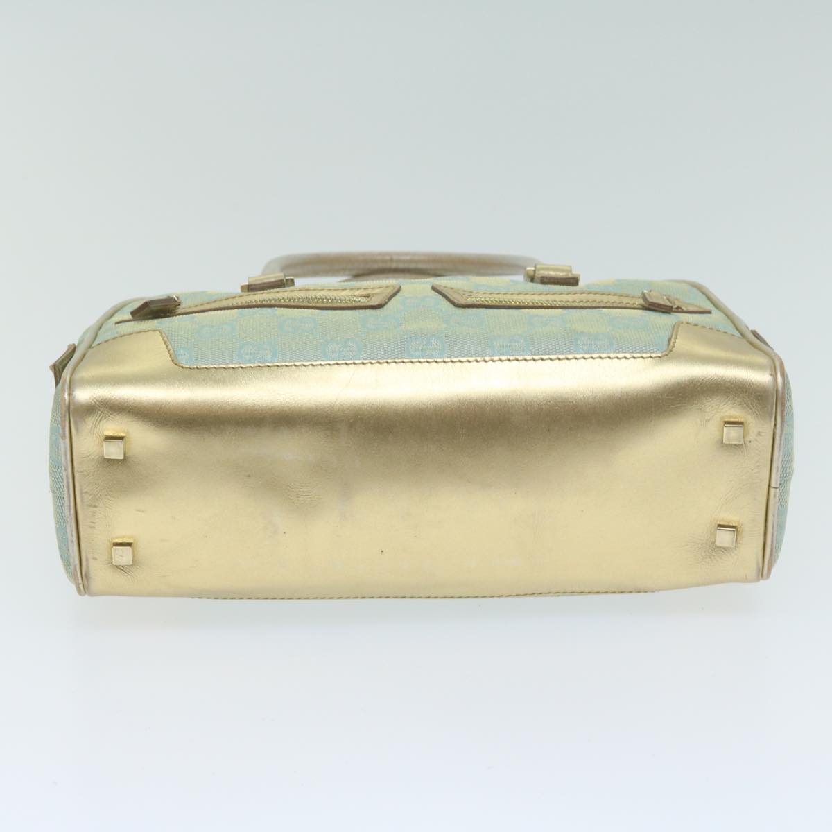 Gucci Leather Canvas Handbag