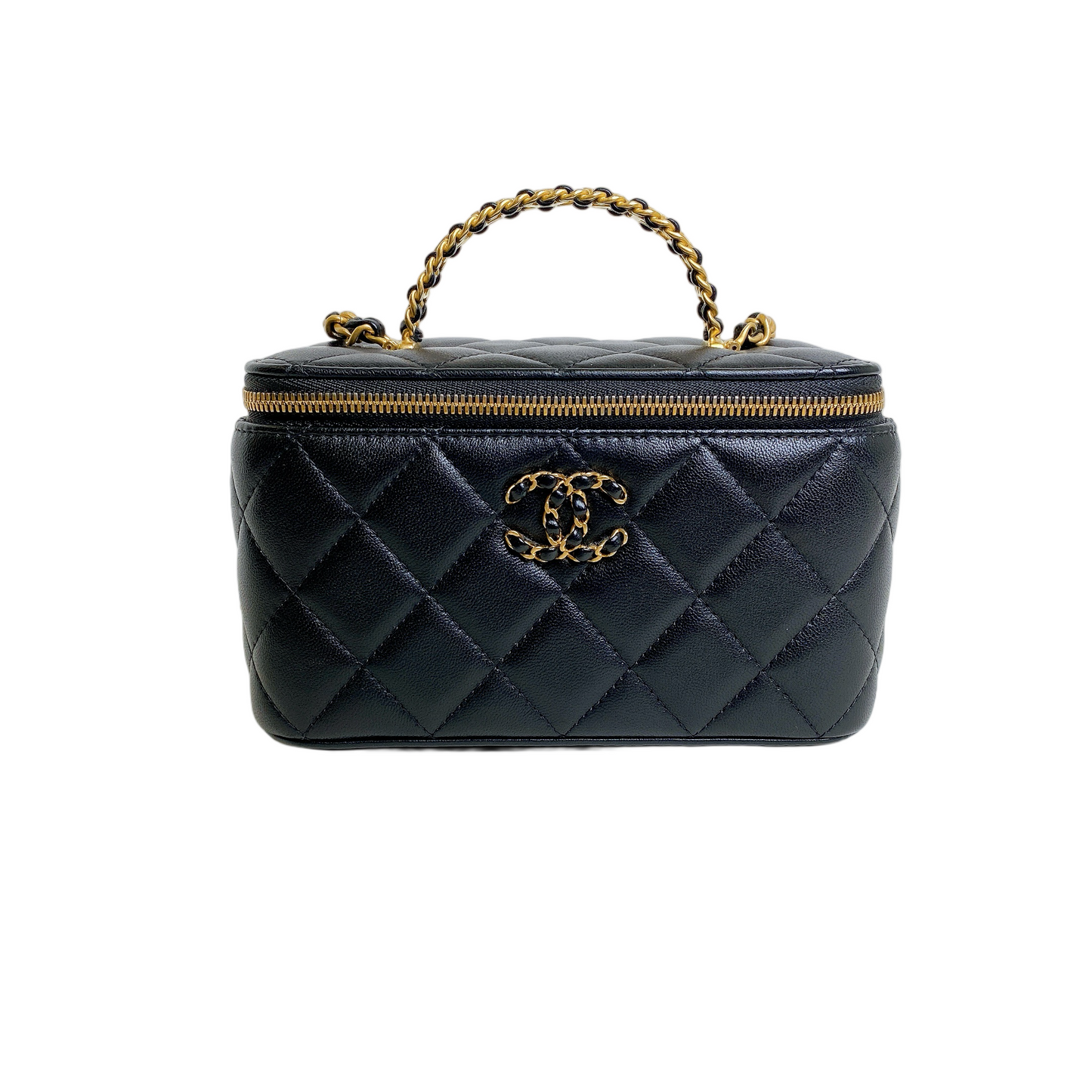 CHANEL VANITY WITH CHAIN TOP HANDLE Handbag