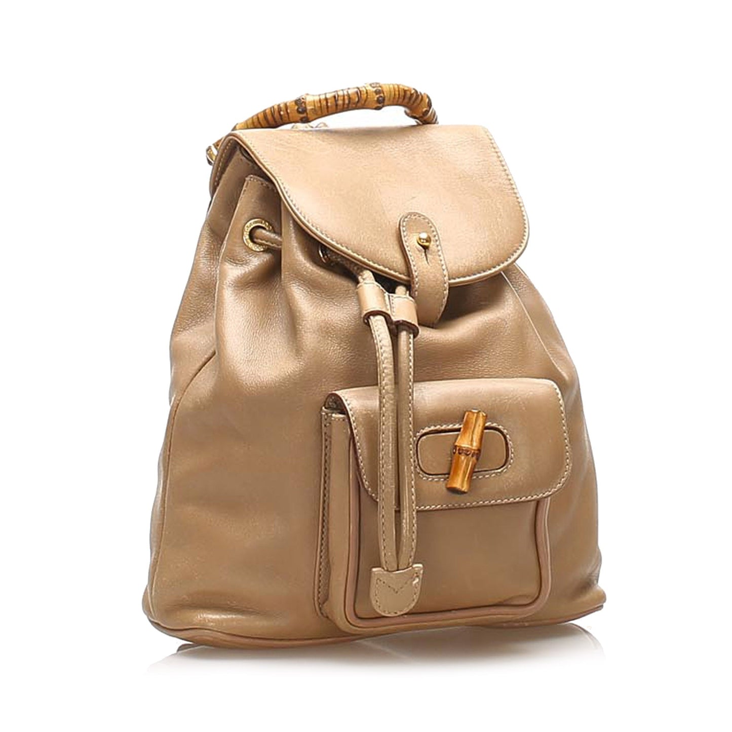 Gucci Twist Leather Top Handle Shoulder Bag