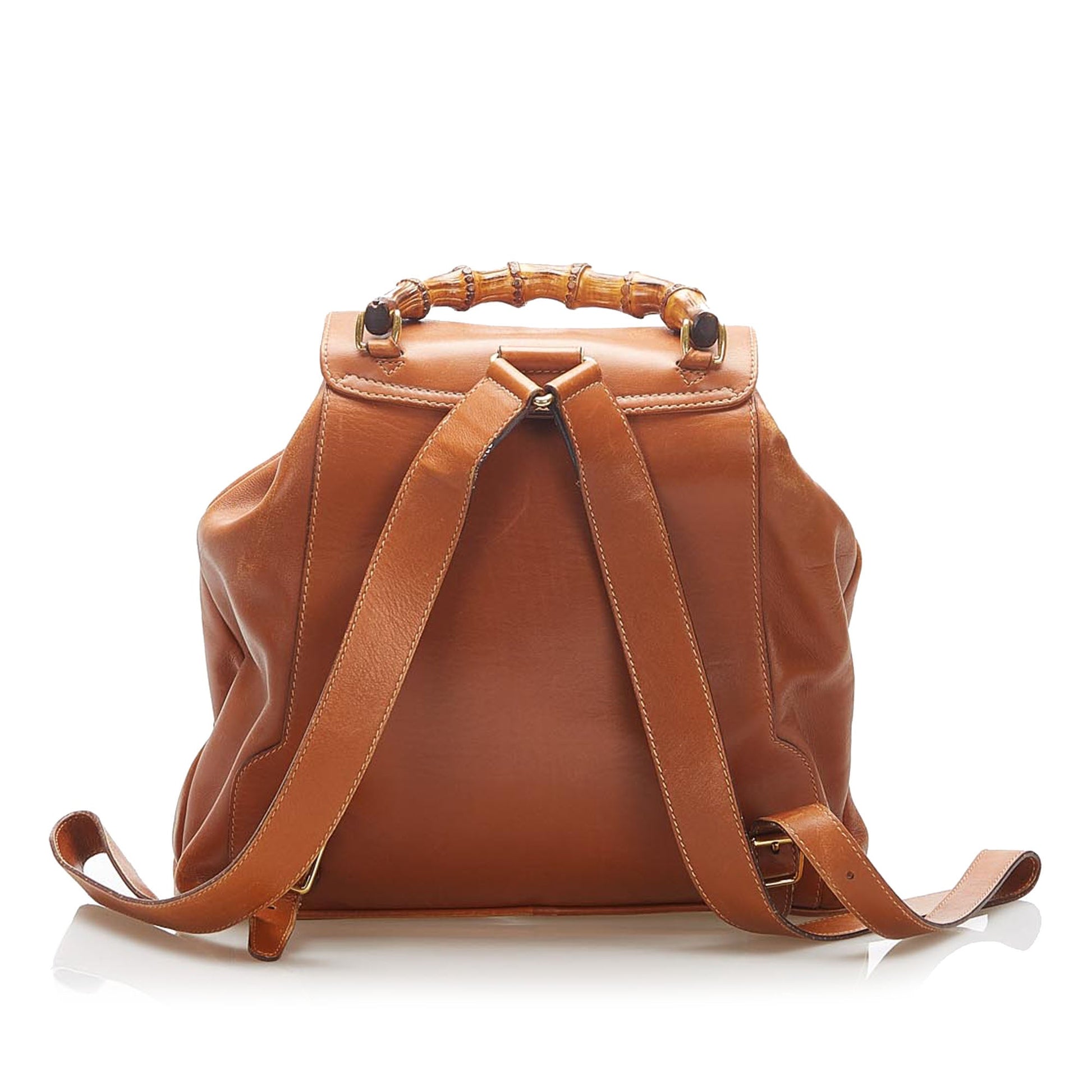 Gucci Twist Leather Top Handle Shoulder Bag