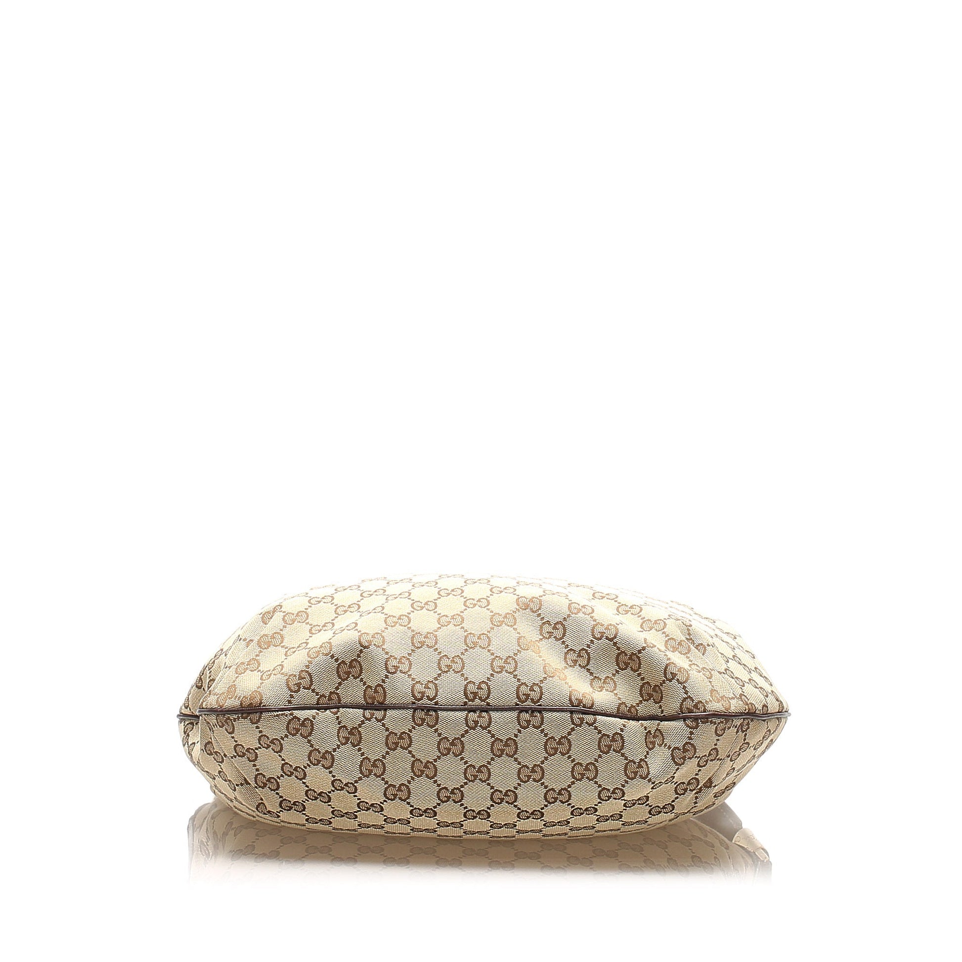 Gucci Leather Canvas Shoulder Bag