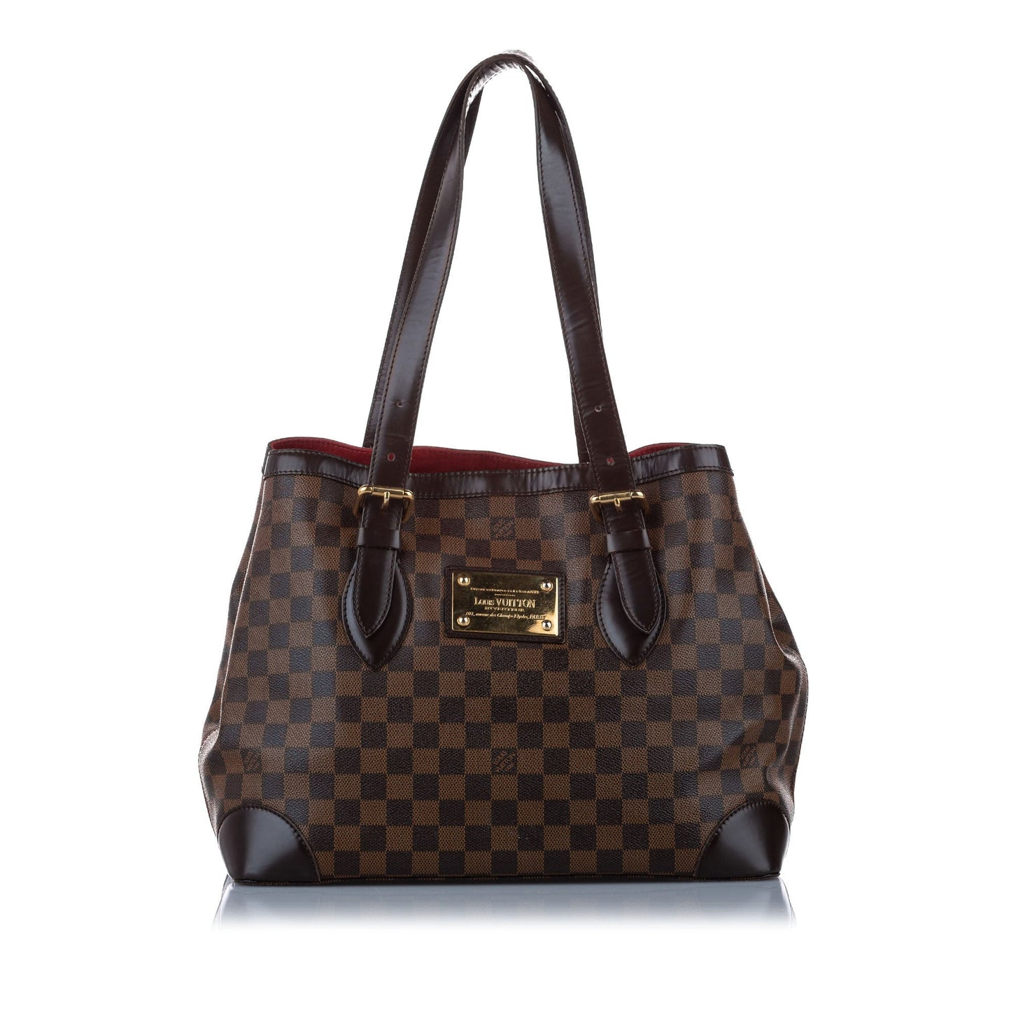 Louis-Vuitton Louis Vuitton Damier Ebene Hampstead MM Brown