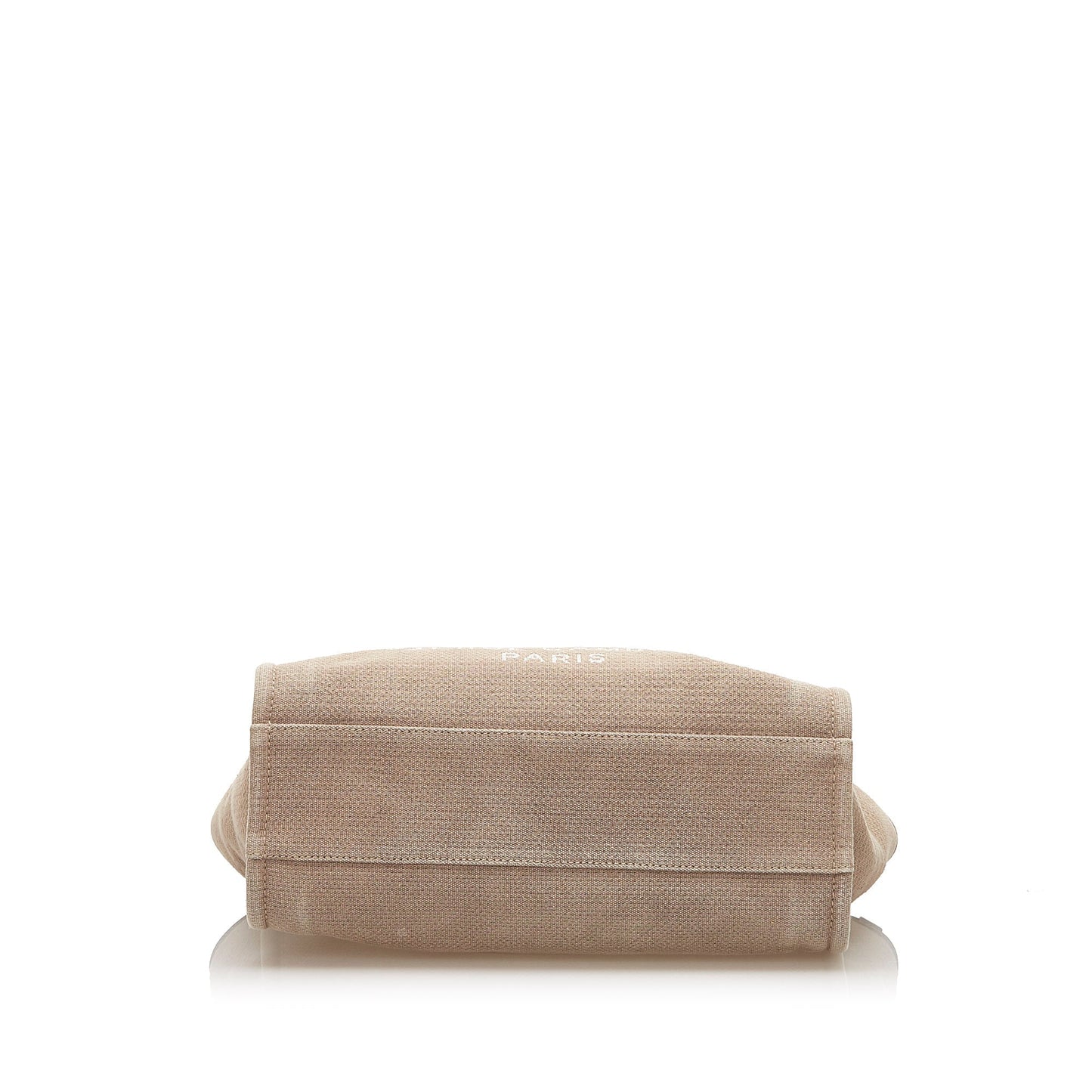 Chanel Deauville Canvas Tote Bag Brown