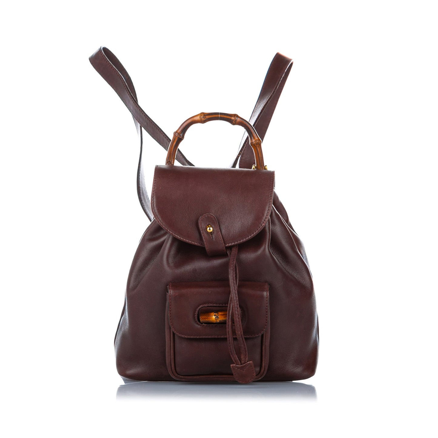 Gucci Twist Leather Top Handle Shoulder Bag